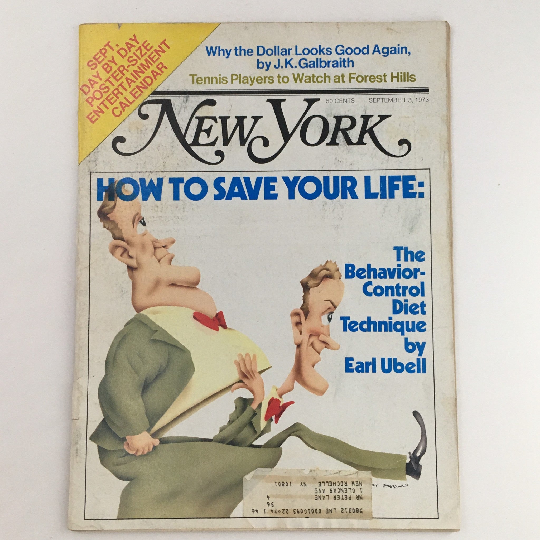 New York Magazine September 3 1973 The Behavior-Control Diet Technique Feature