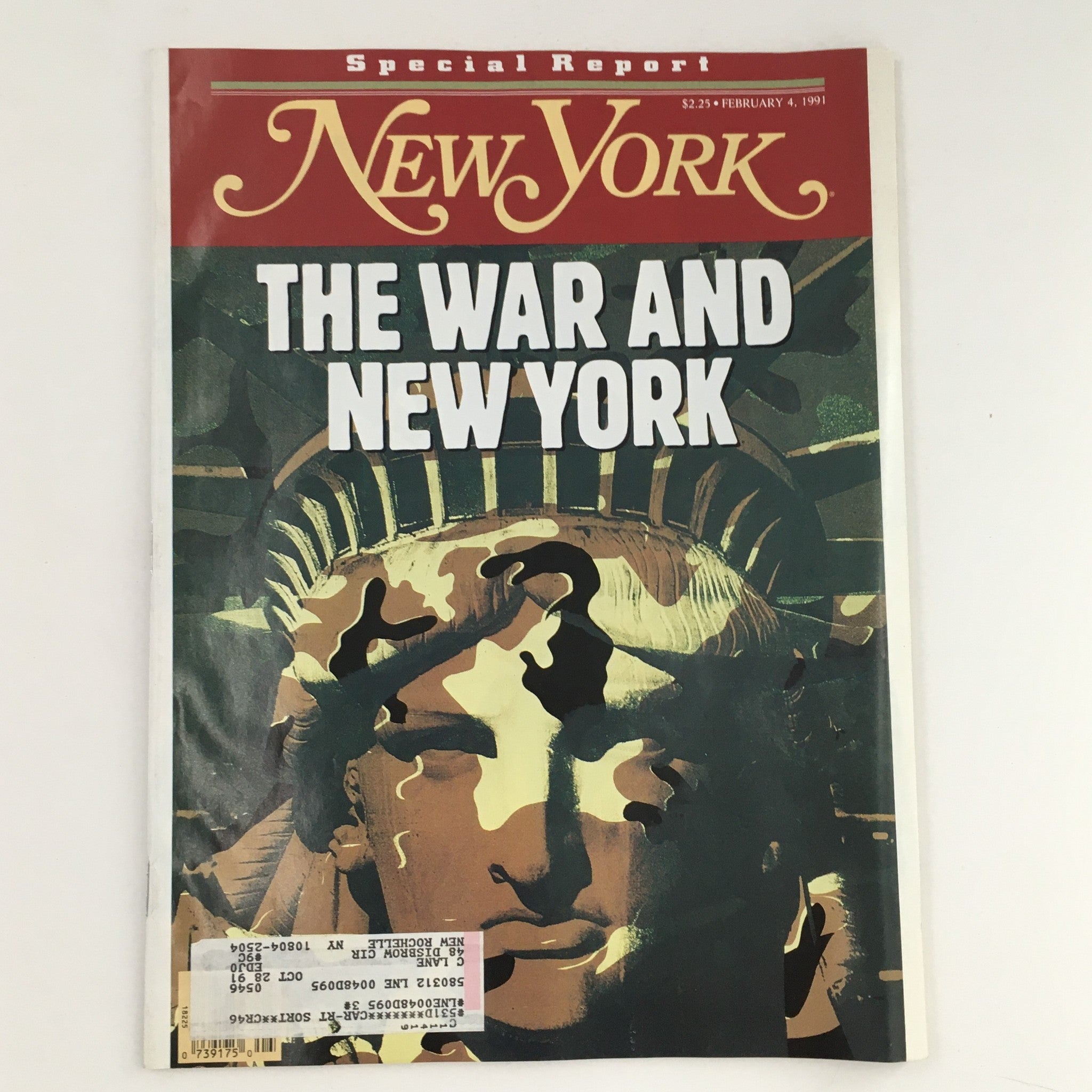 New York Magazine February 4 1991 The War and New York, A Special Report