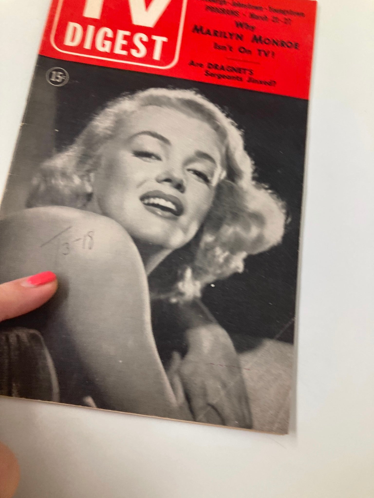 TV Digest Magazine March 21 1953 Marilyn Monroe Pittsburgh/Tri State Edition