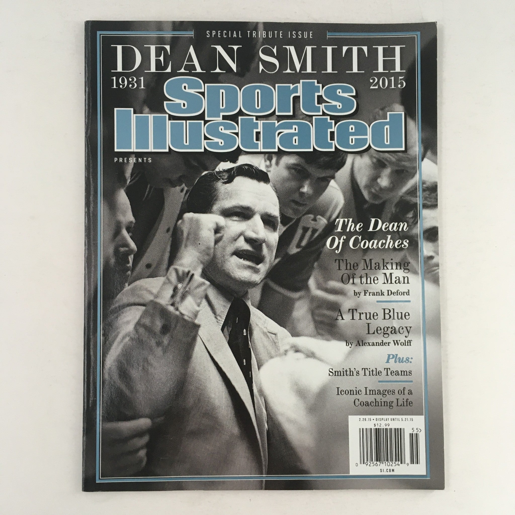 Sports Illustrated Presents 2015 The Dean Smith of Coaches Tribute, No Label VG