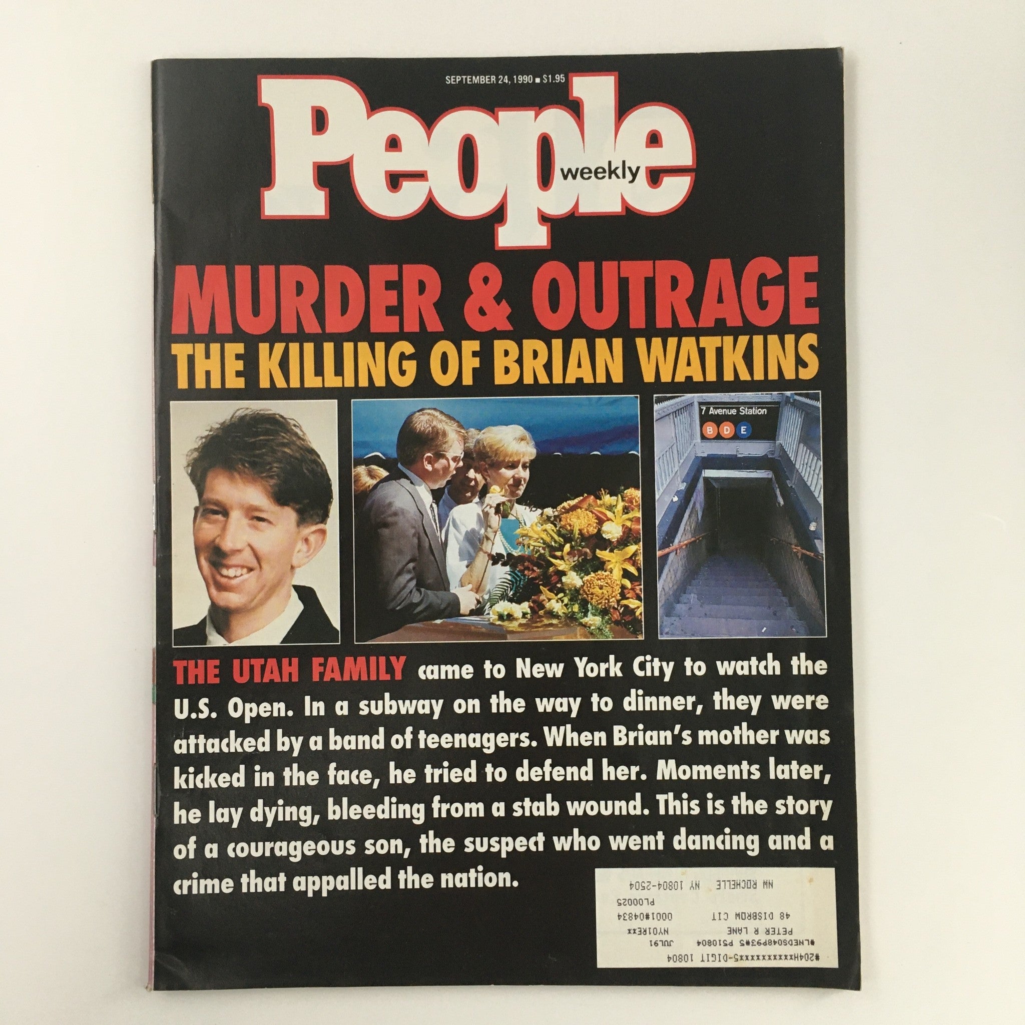 People Weekly Magazine September 24 1990 The Killing of Brian Watkins