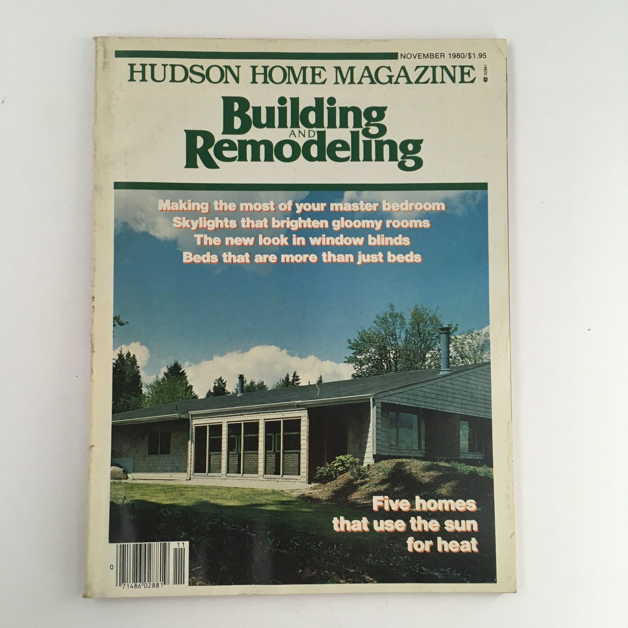 Hudson Home Magazine November 1980 Building and Remodeling, No Label