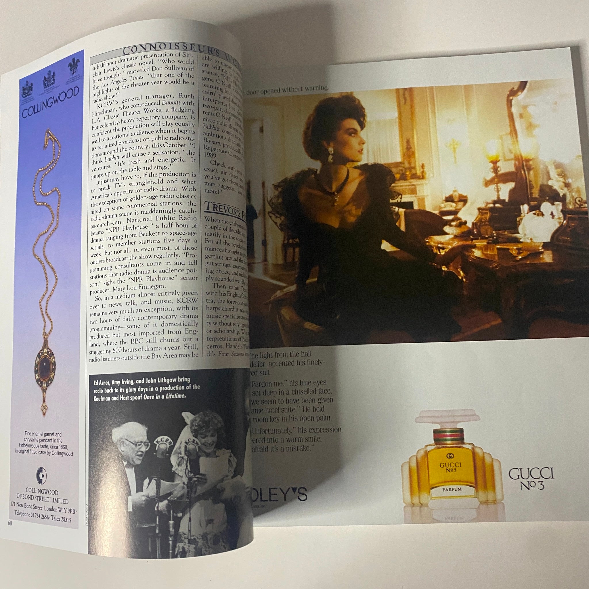Connoisseur Magazine September 1988 The Guide to the Civilized World No Label VG