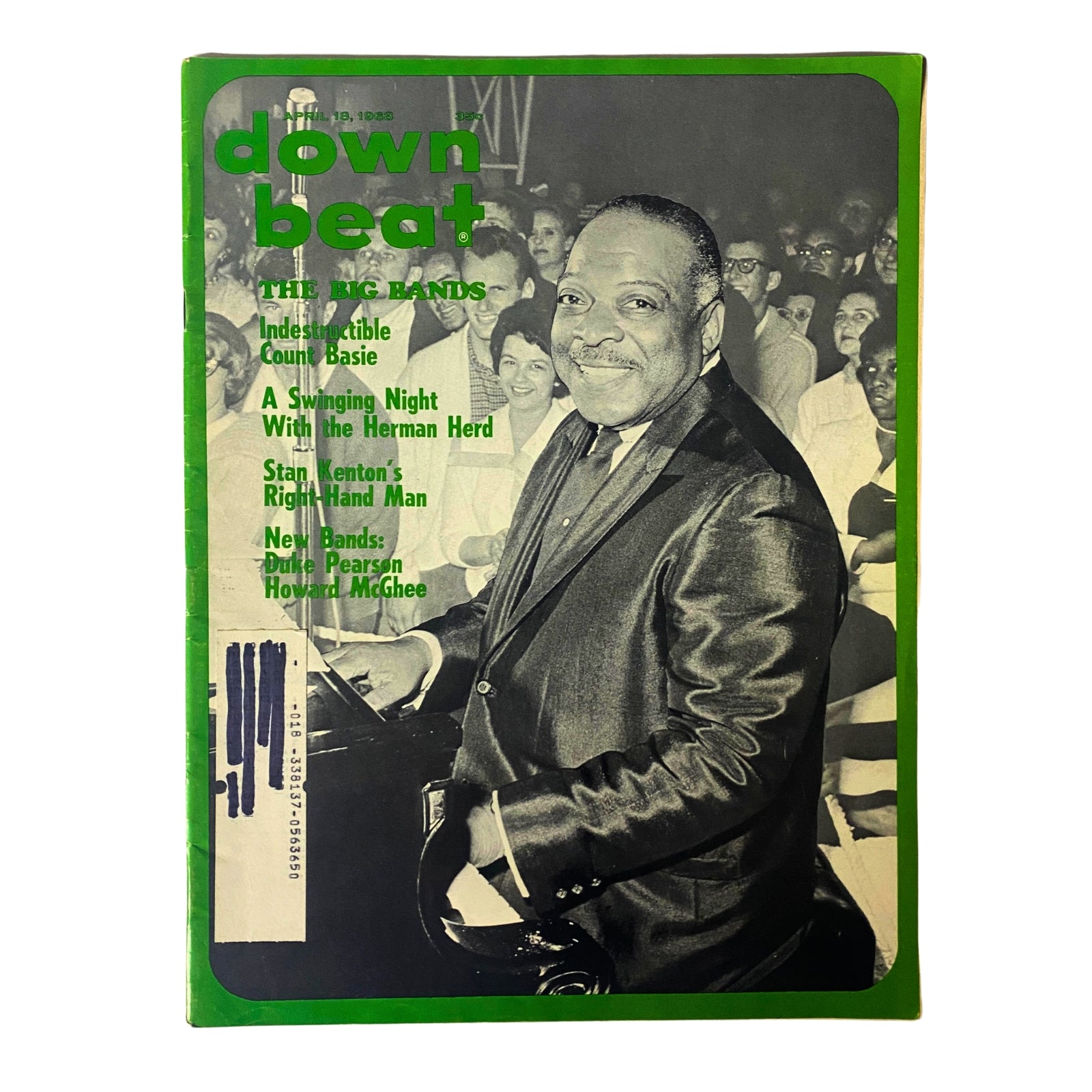 Down Beat Magazine April 18, 1968 Indestructible Count Basie