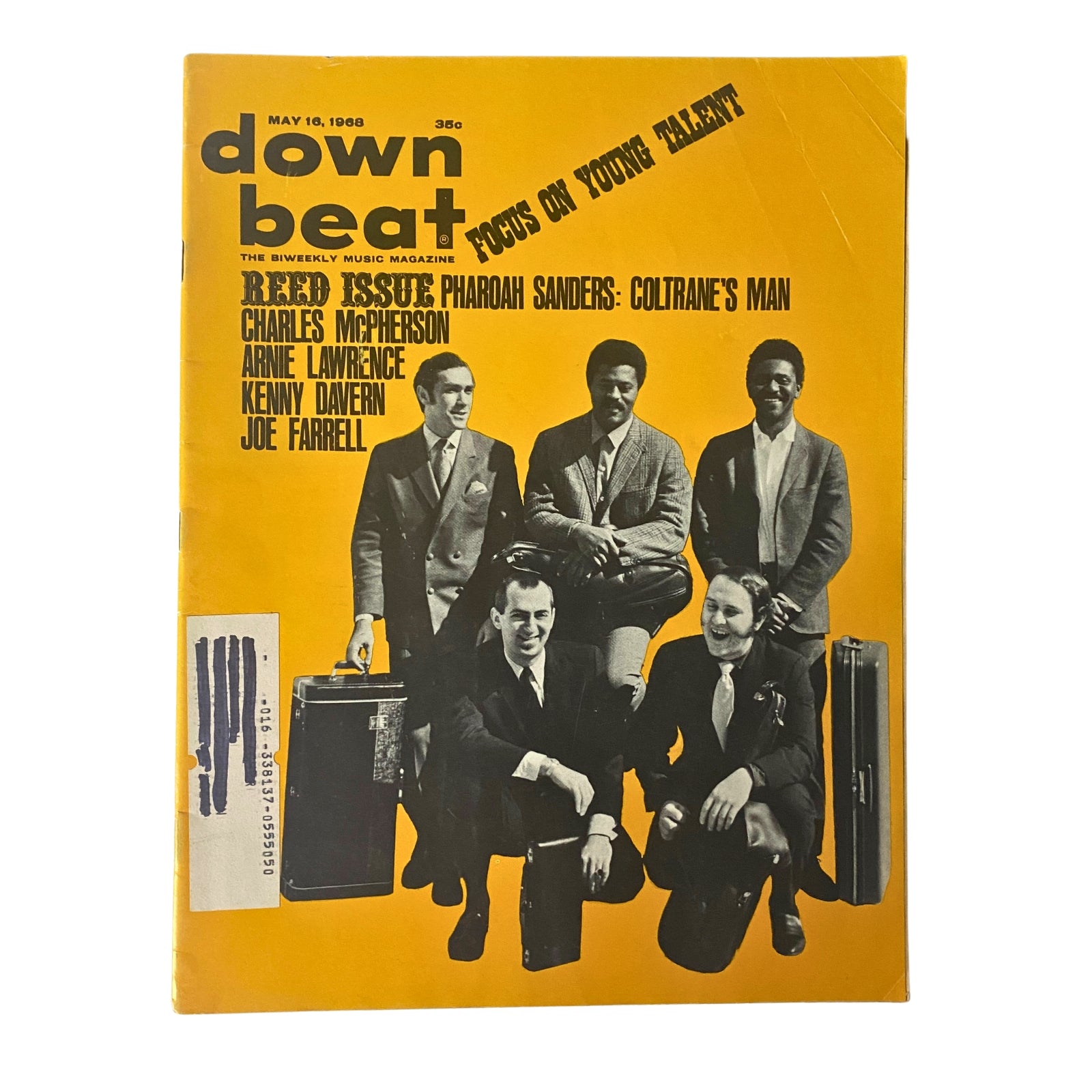 Down Beat Magazine May 16, 1968 Charles McPherson, Arnie Lawrence & Joe Farrell