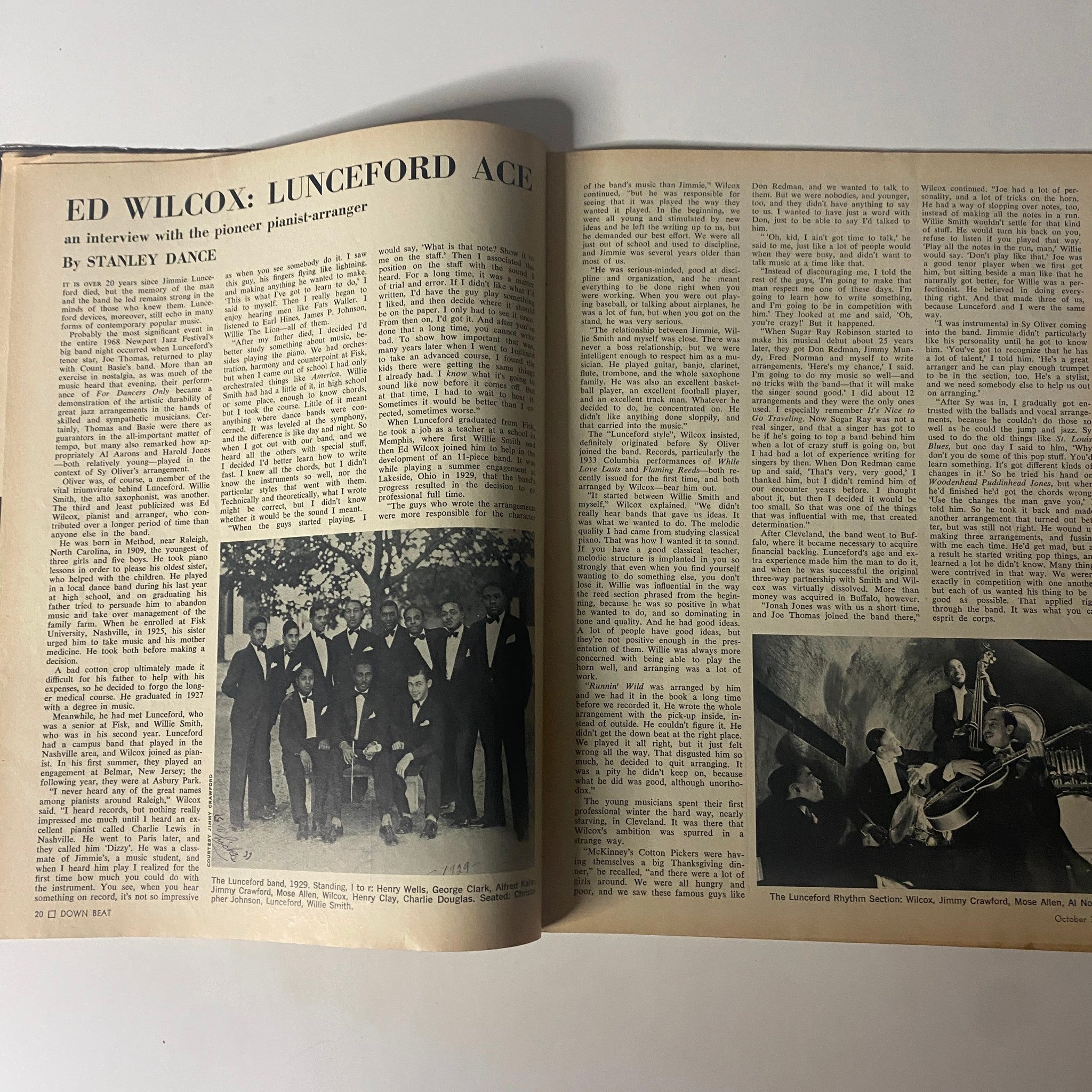 Down Beat Magazine October 3, 1968 John Lee Hooker's Story