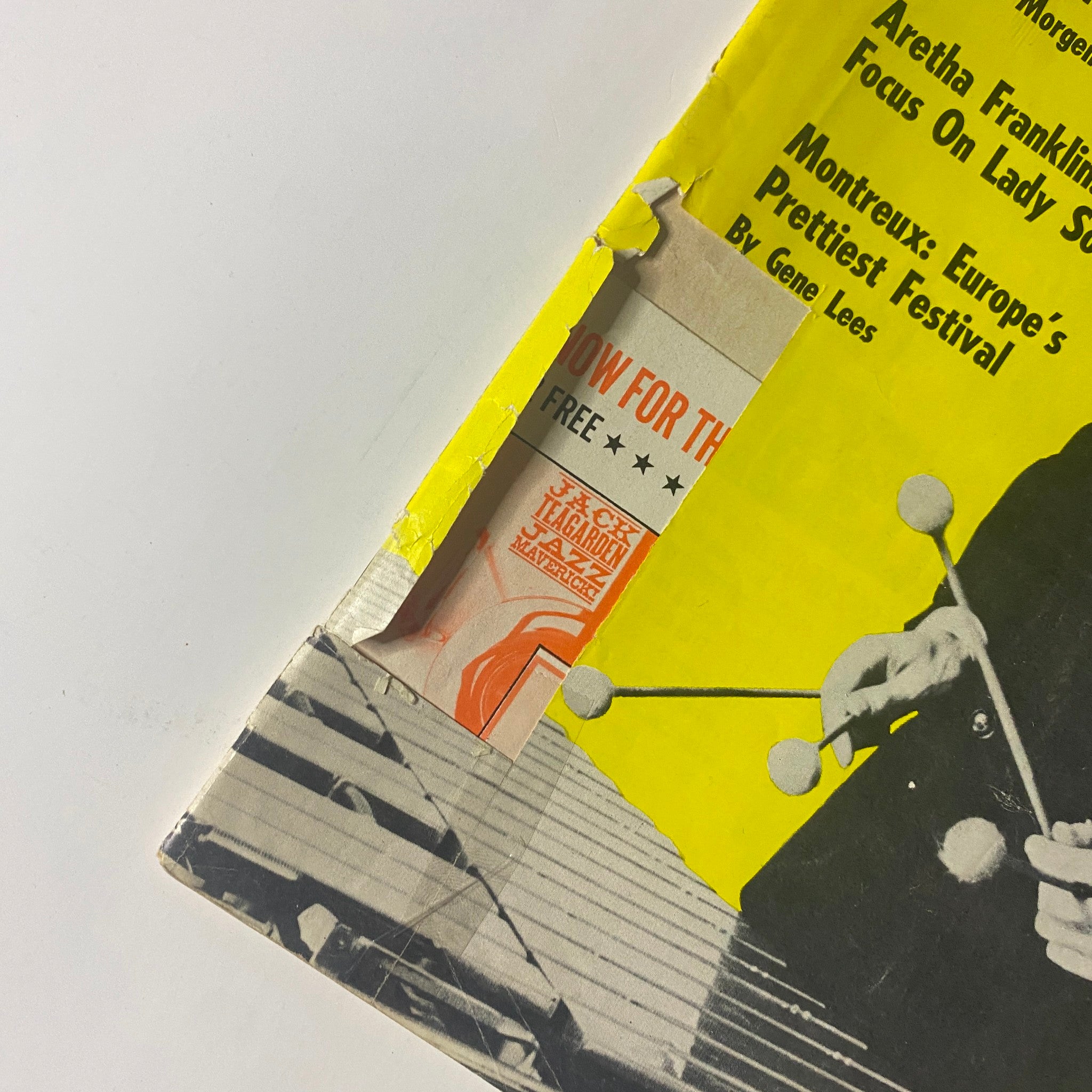 Down Beat Magazine August 8, 1968 Gary Burton, Aretha Franklin GD Interior