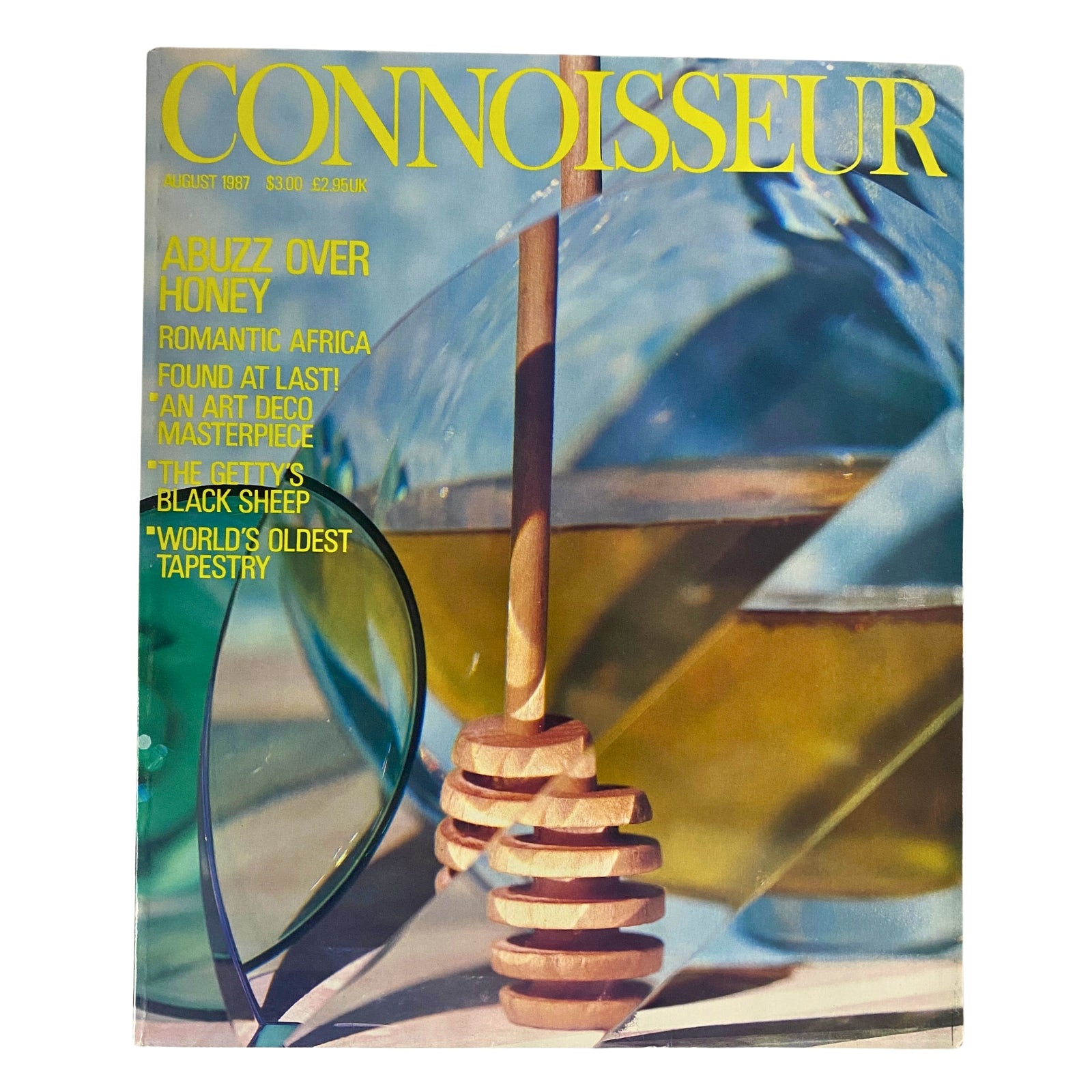 Connoisseur Magazine August 1987 Abuzzy Over Honey No Label VG