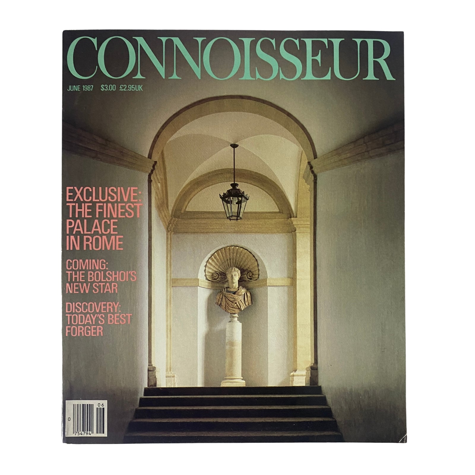 Connoisseur Magazine June 1987 The Bolshoi's New Star No Label VG