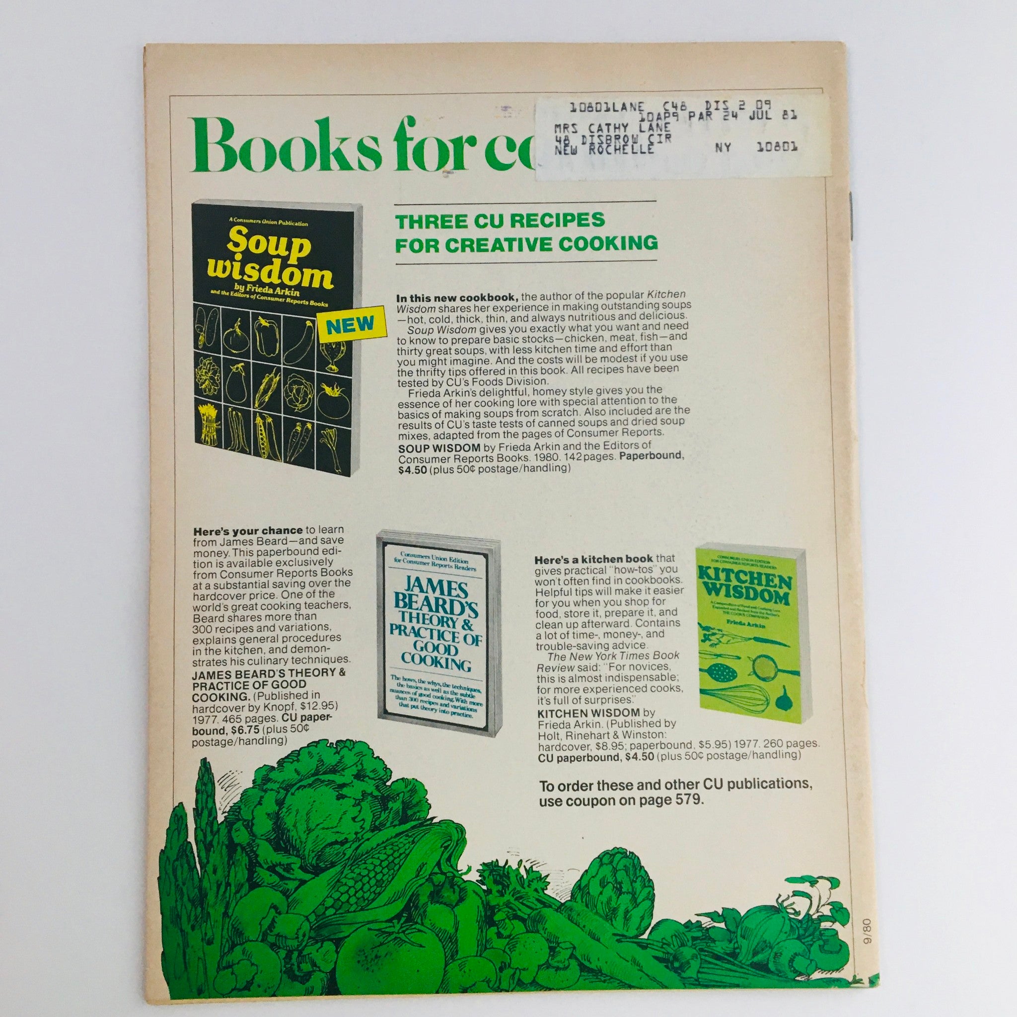 Consumer Reports Magazine September 1980 Selling of H2O & Homeowner's Insurance