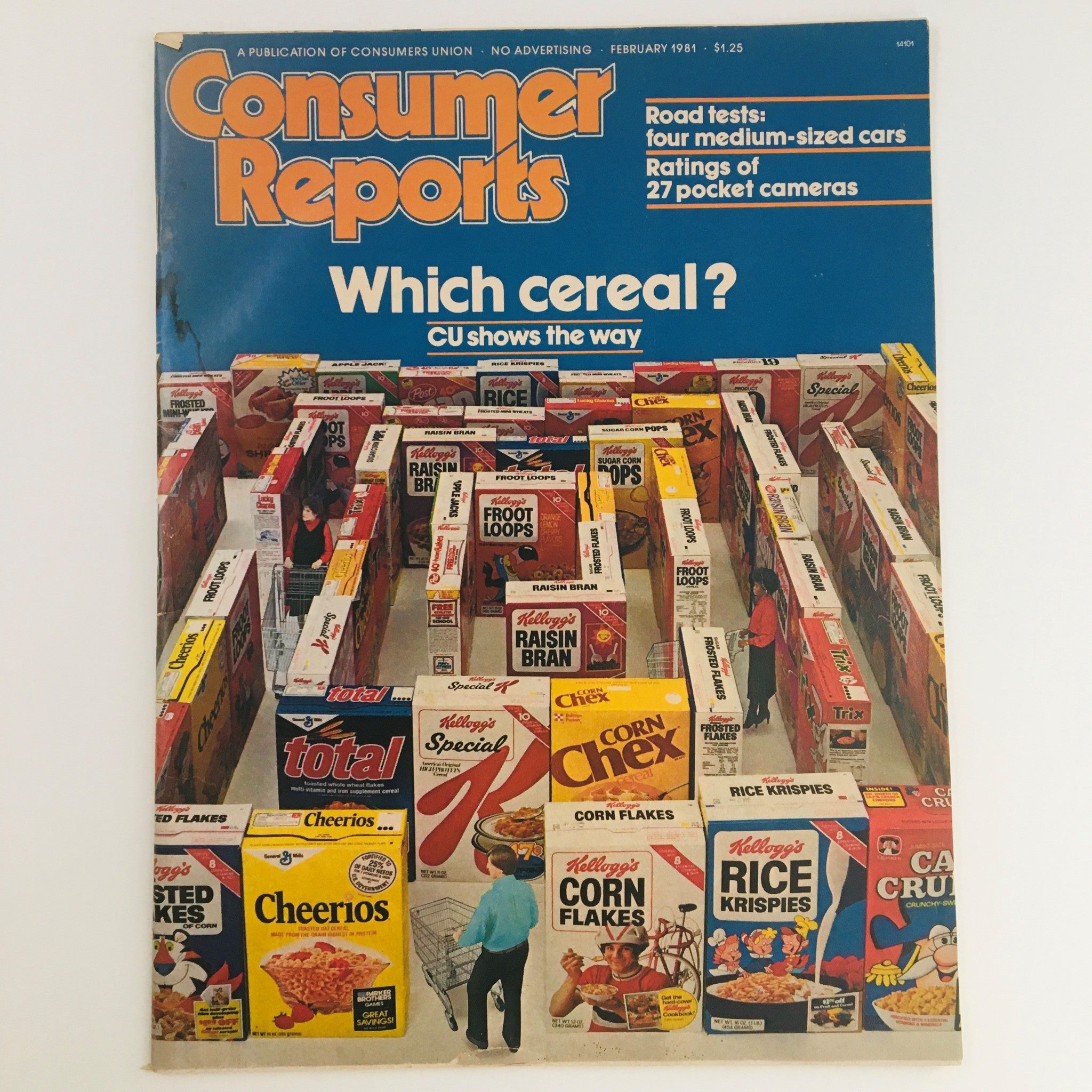 Consumer Reports Magazine February 1981 Road Tests Four Medium-Sized Cars