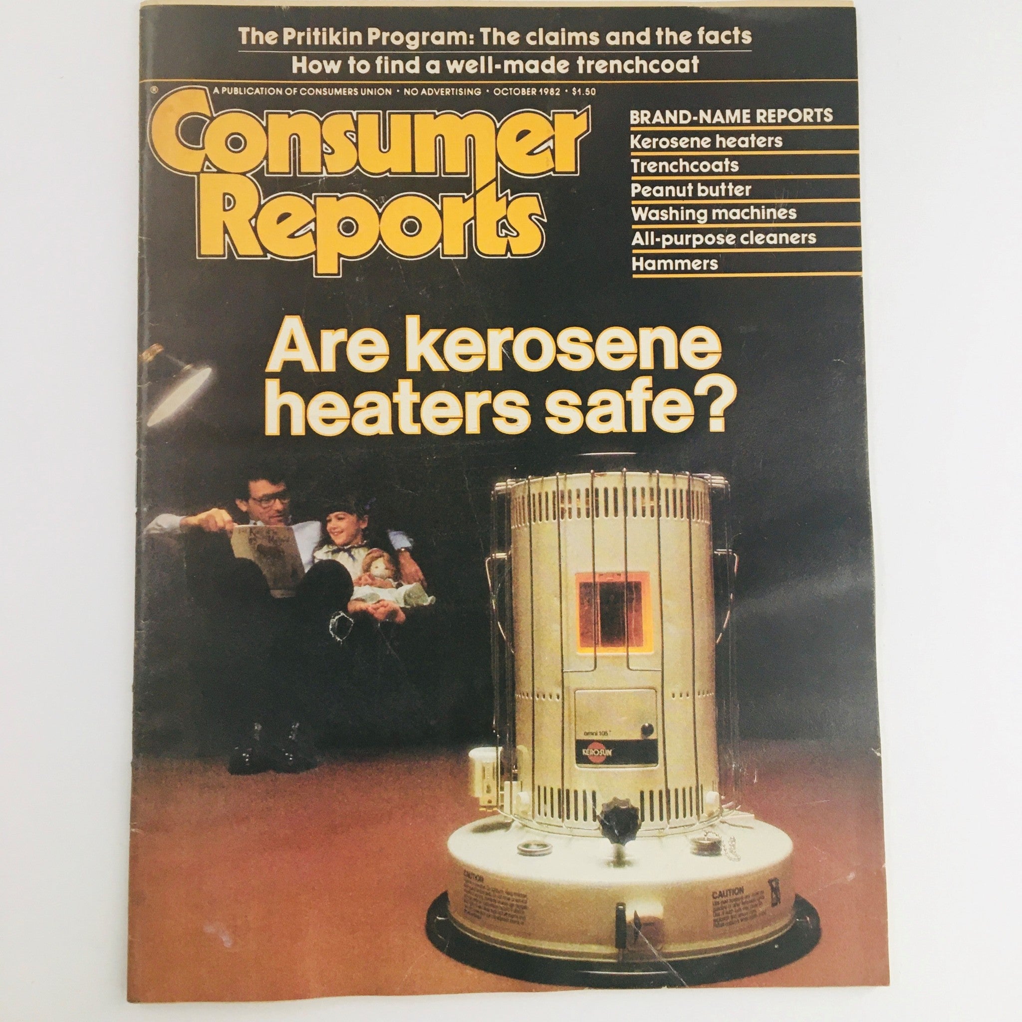 Consumer Reports Magazine October 1982 The Pritikin Program The Claims & Facts