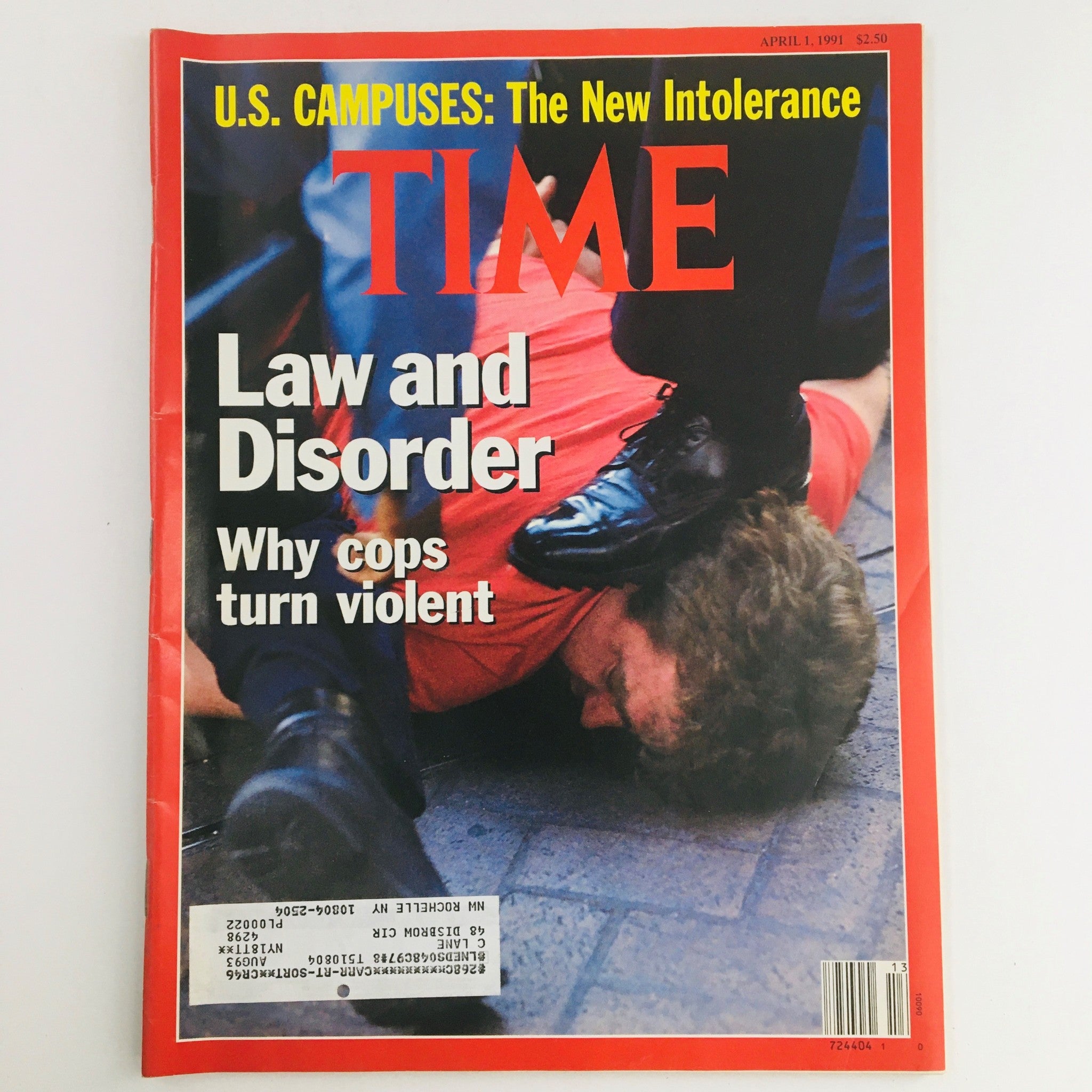 RES* Time Magazine April 1 1991 Law and Disorder