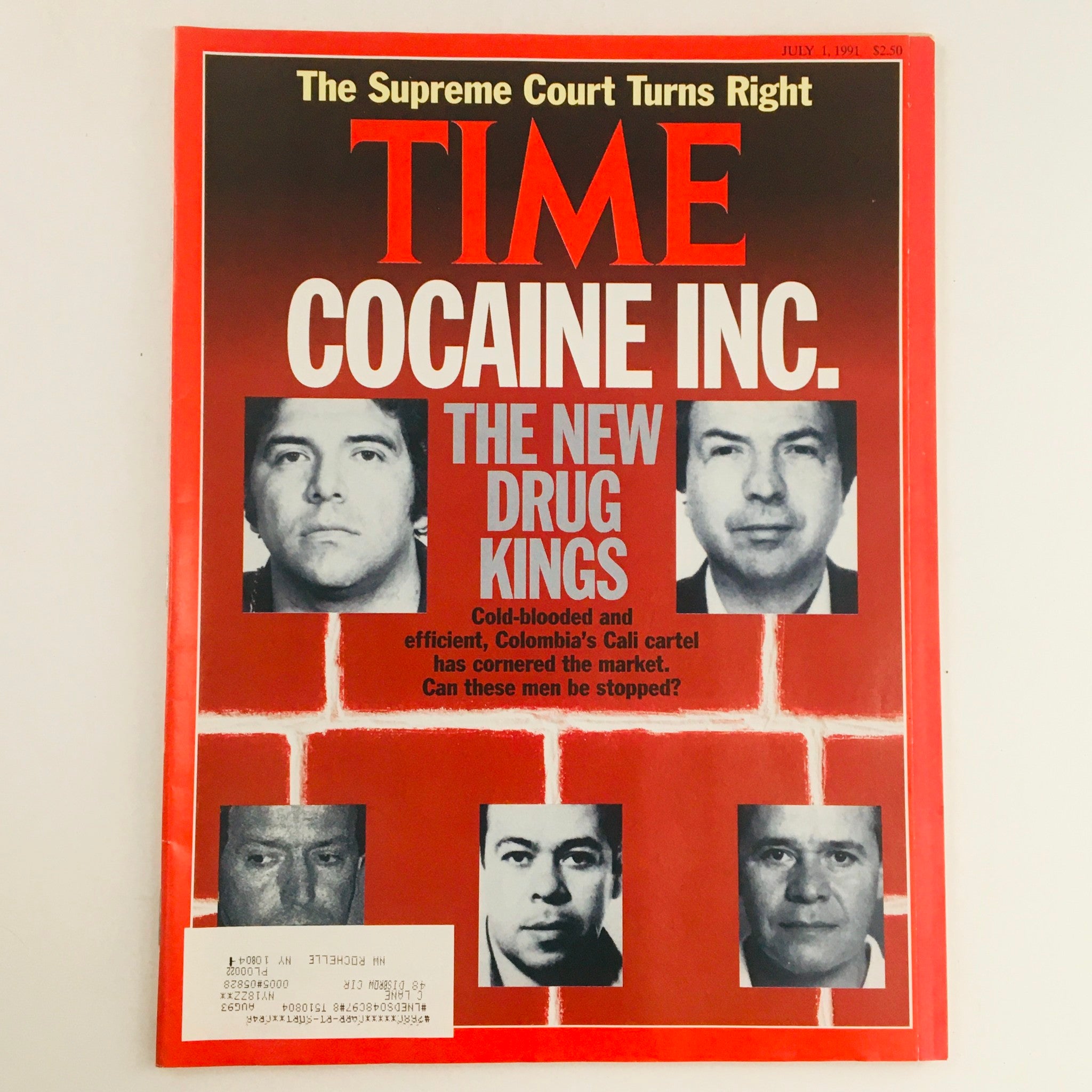 RES* Time Magazine July 1 1991 Cocaine Inc. The New Drug Kings Cartel, VG