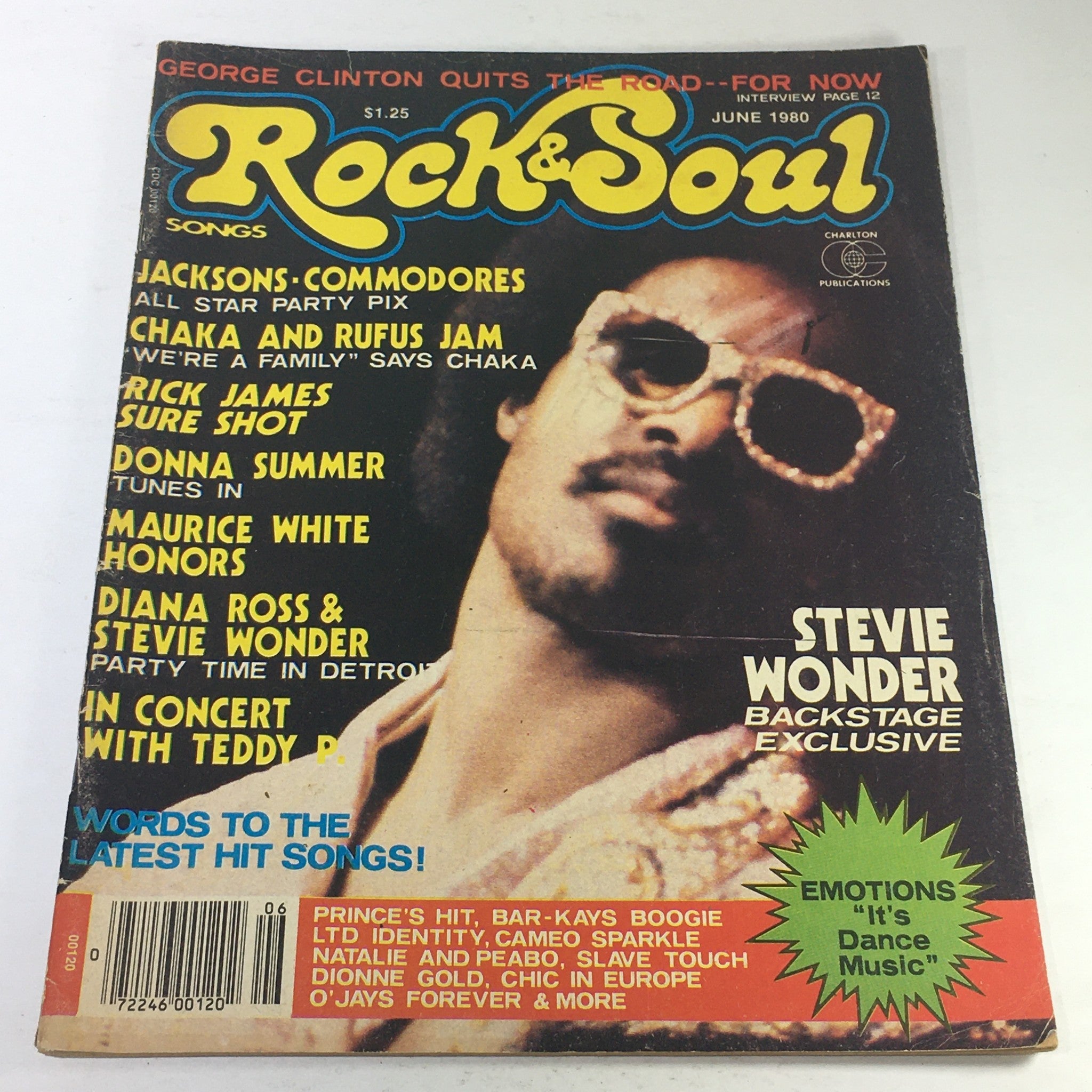 VTG Rock & Soul Magazine: June 1980 - Stevie Wonder Backstage Exclusive No Label