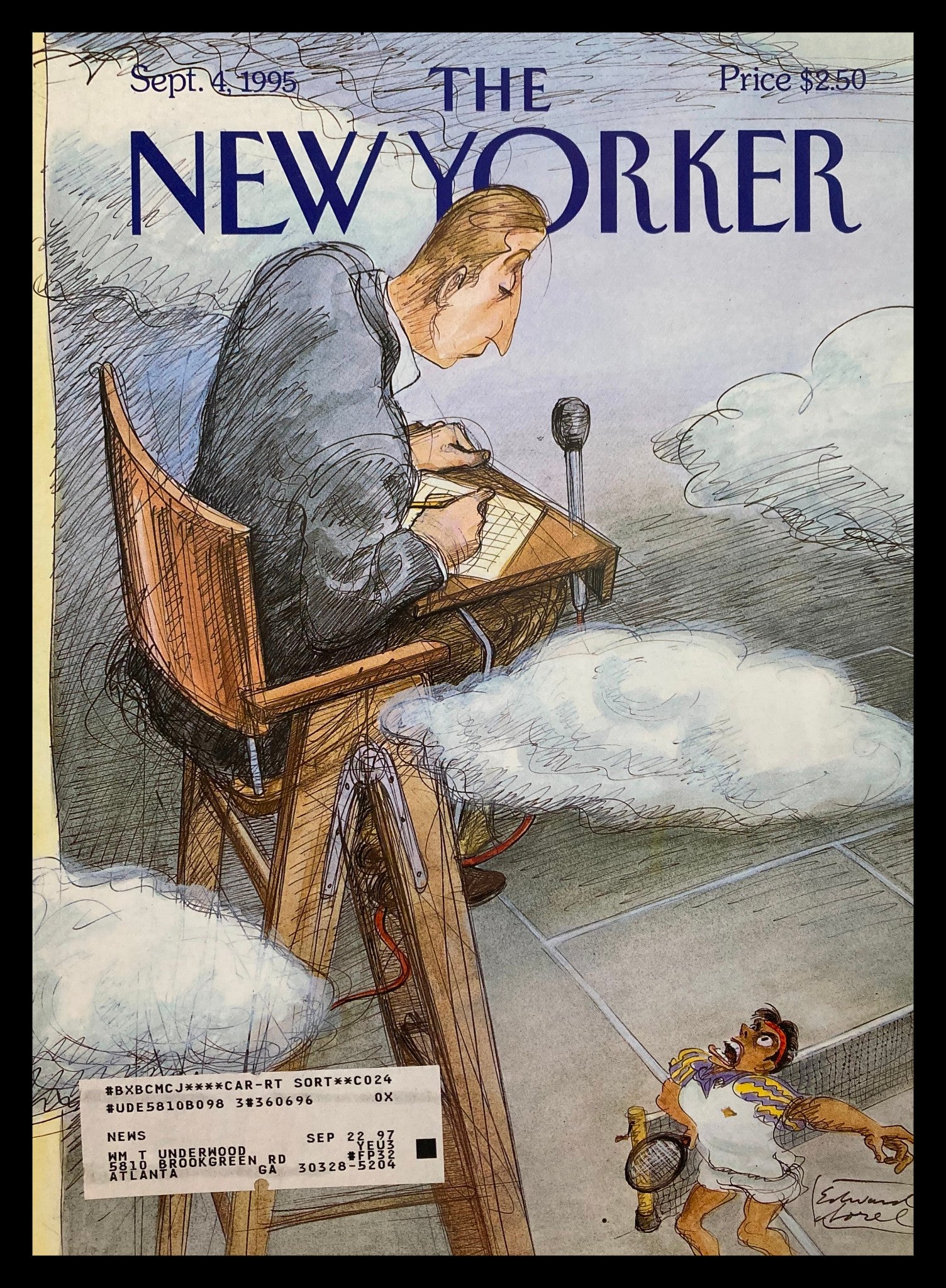 COVER ONLY The New Yorker September 4 1995 The Last Judgement by Edward Sorel