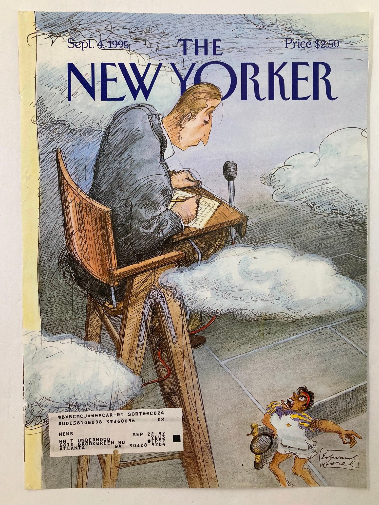 COVER ONLY The New Yorker September 4 1995 The Last Judgement by Edward Sorel