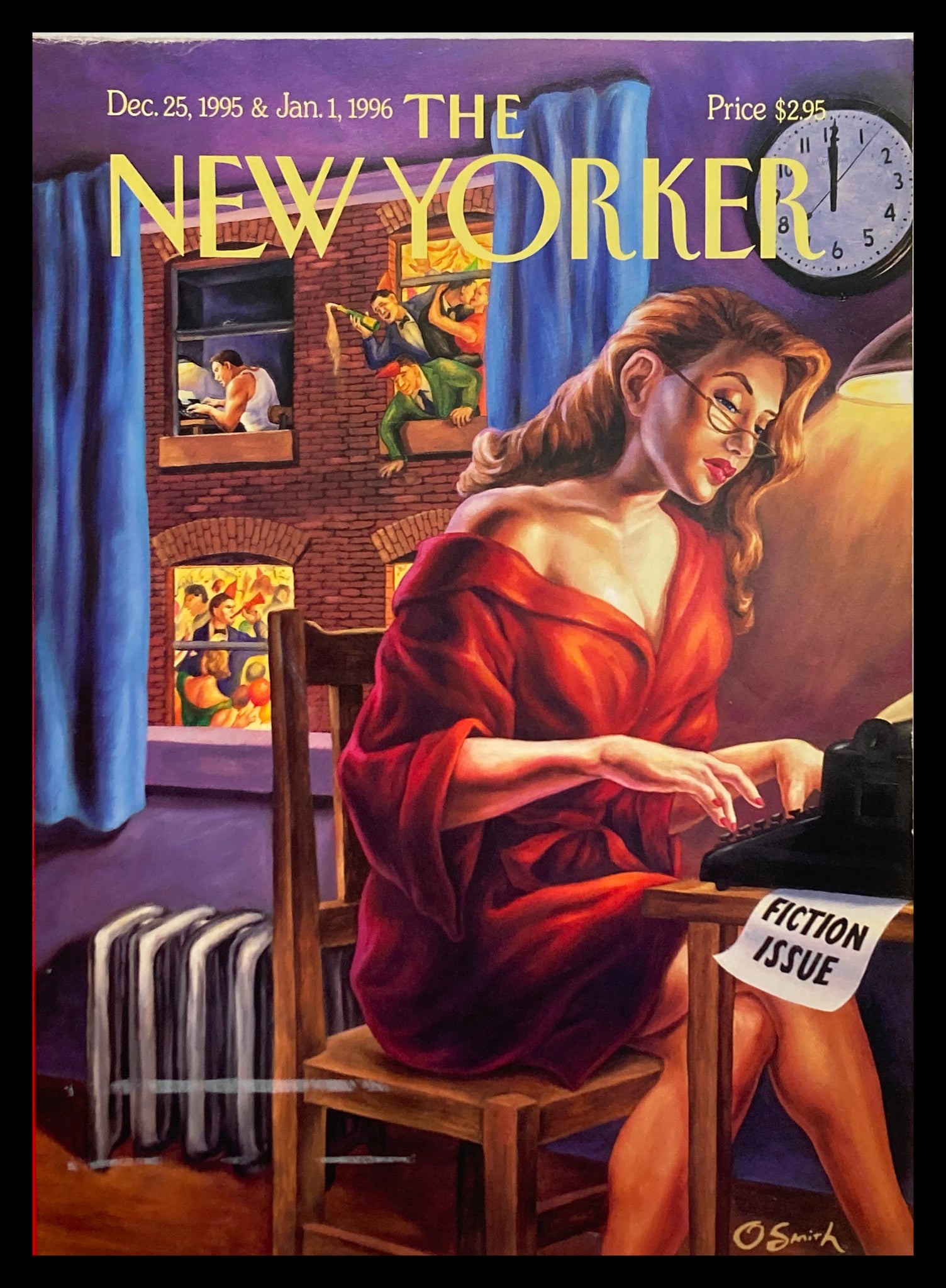 COVER ONLY The New Yorker January 1 1996 The Writing Life by Owen Smith