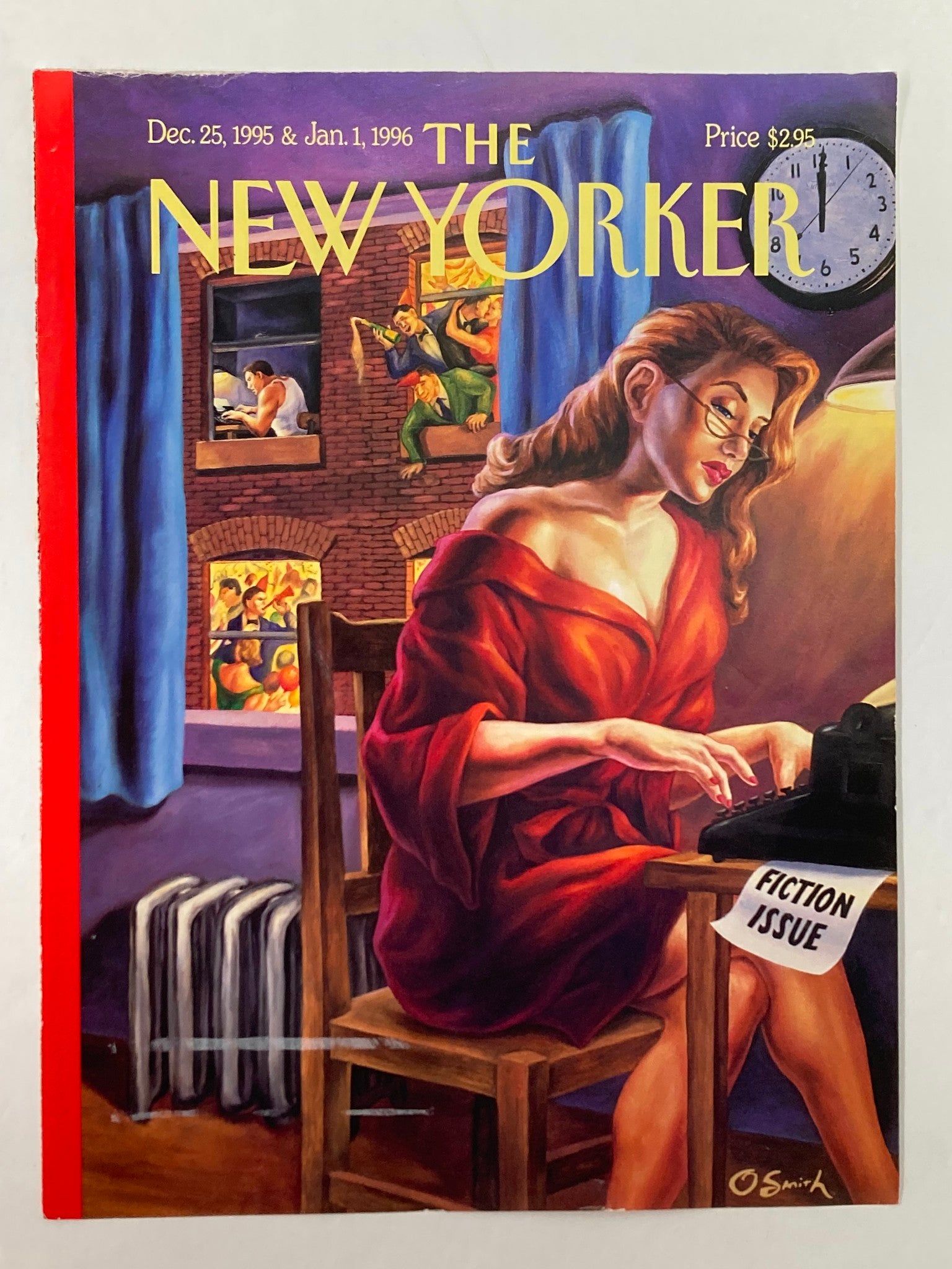 COVER ONLY The New Yorker January 1 1996 The Writing Life by Owen Smith