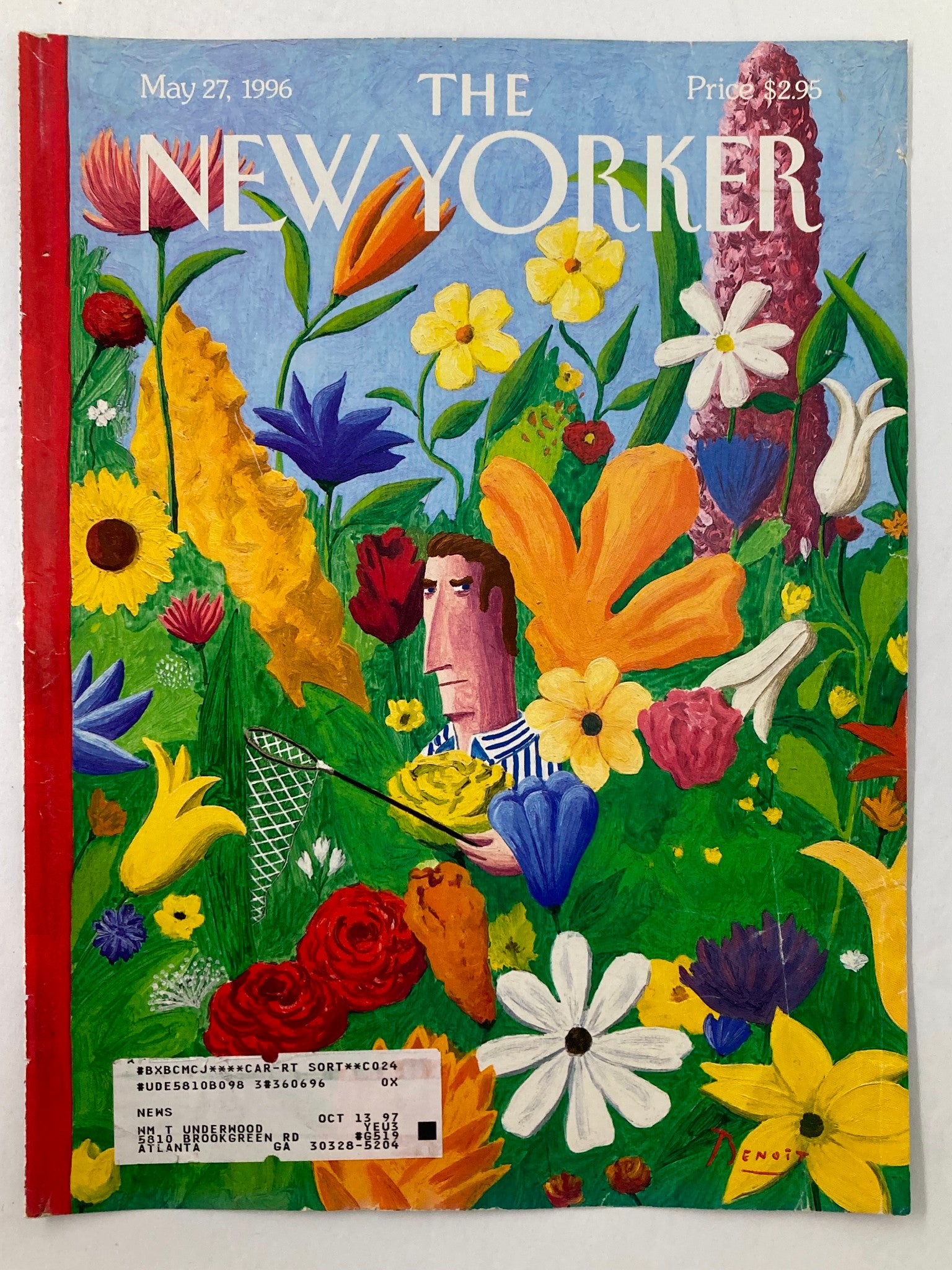 COVER ONLY The New Yorker May 27 1996 The Great Outdoors by Benoit van Innis