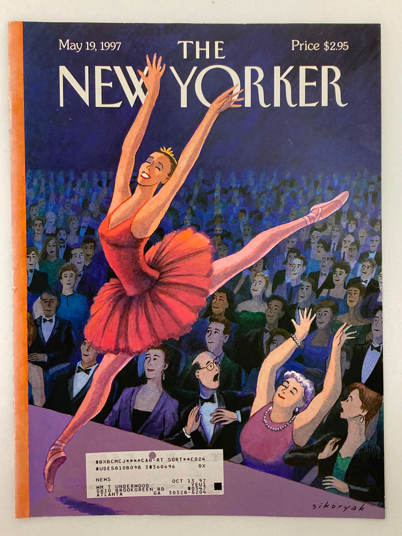 COVER ONLY The New Yorker May 19 1997 The Fan by Robert Sikoryak