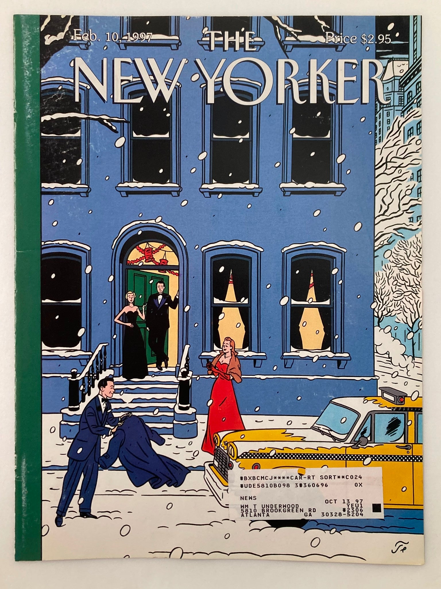 COVER ONLY The New Yorker February 10 1997 Ole by Floch