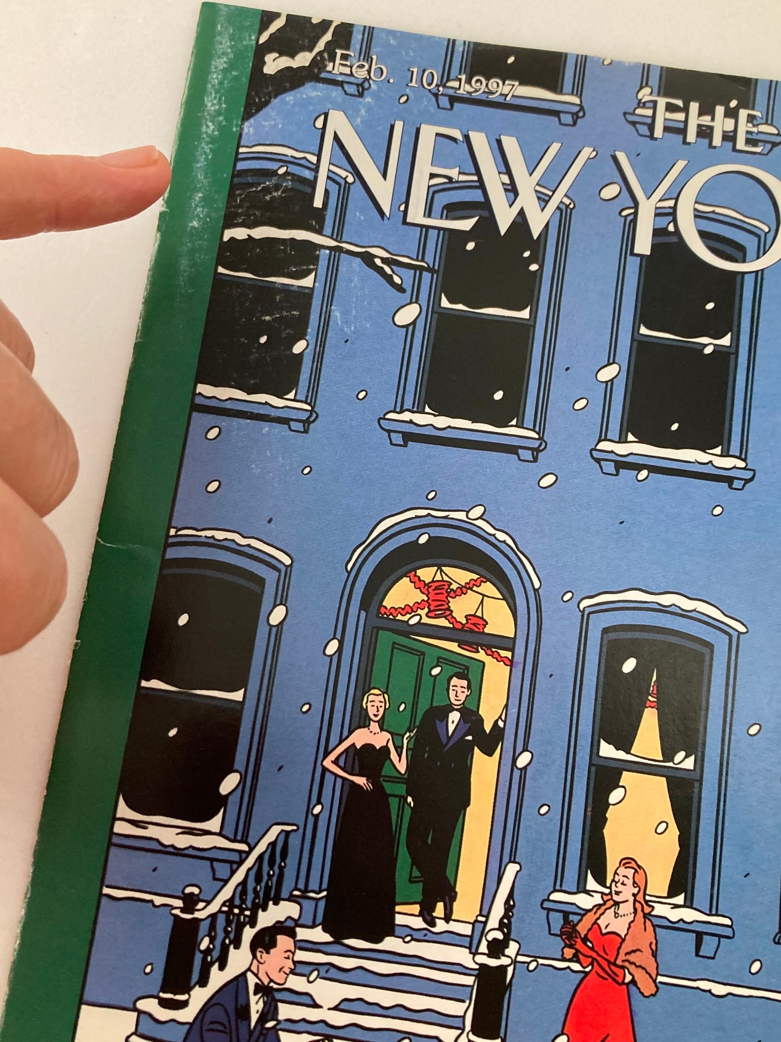 COVER ONLY The New Yorker February 10 1997 Ole by Floch