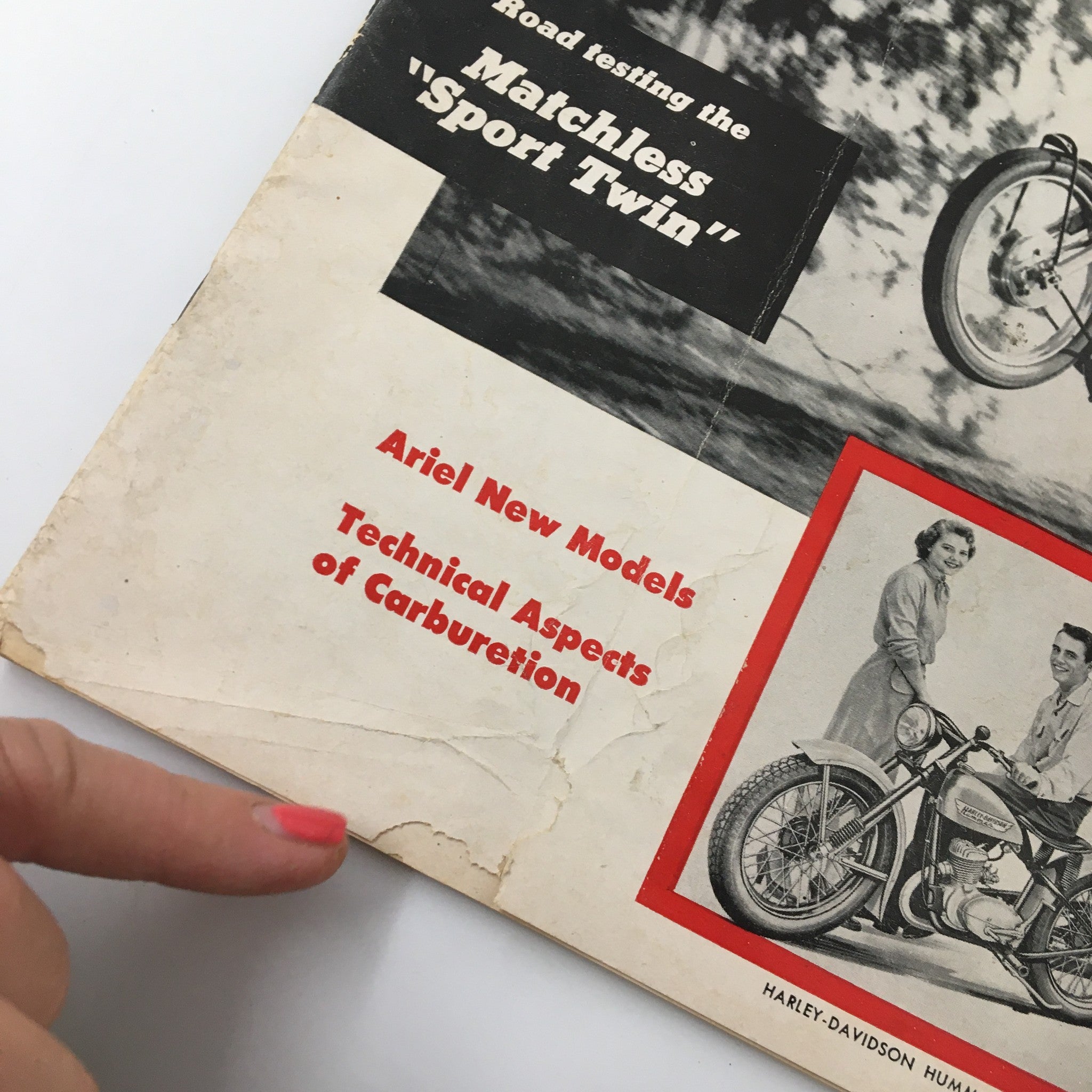 VTG Cycle Magazine April 1955 Technical Aspects of Carburetion No Label