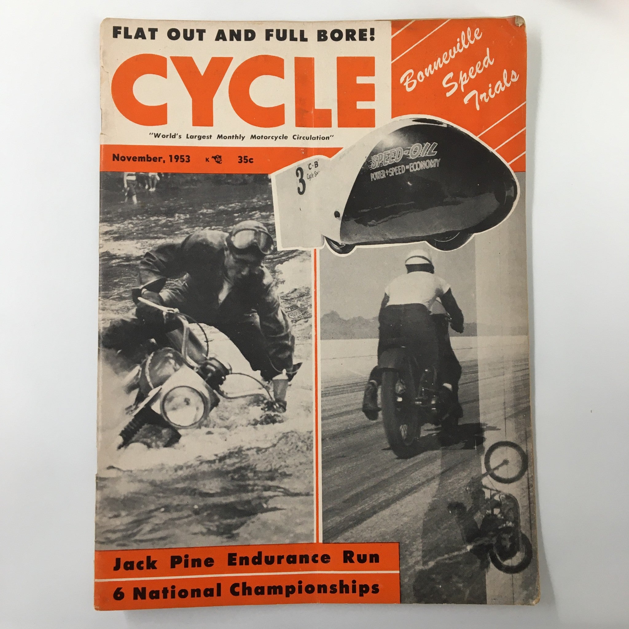 VTG Cycle Magazine November 1953 The Jack Pine Endurance Run No Label