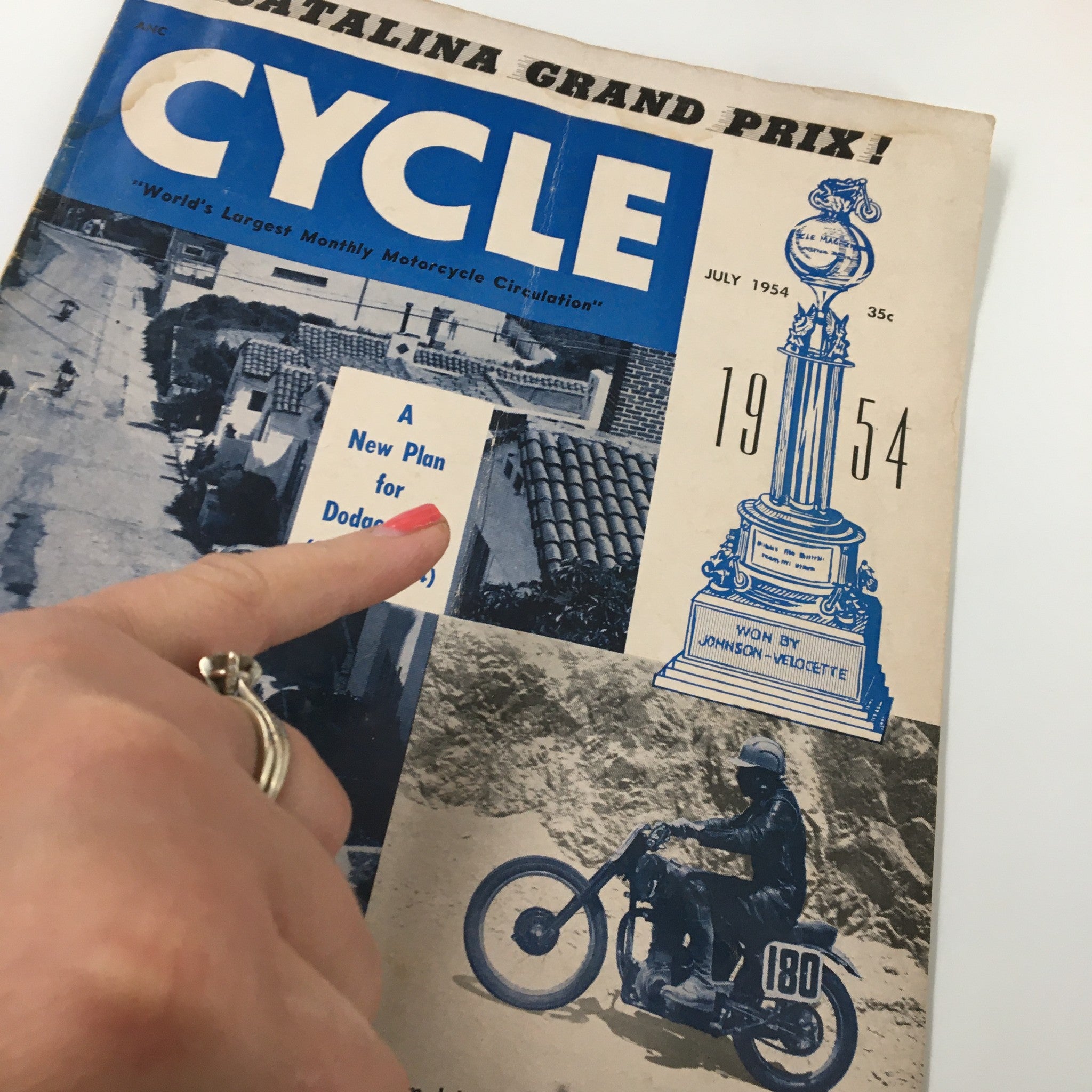 VTG Cycle Magazine July 1954 Road Test for The 'Catalina' Velo No Label