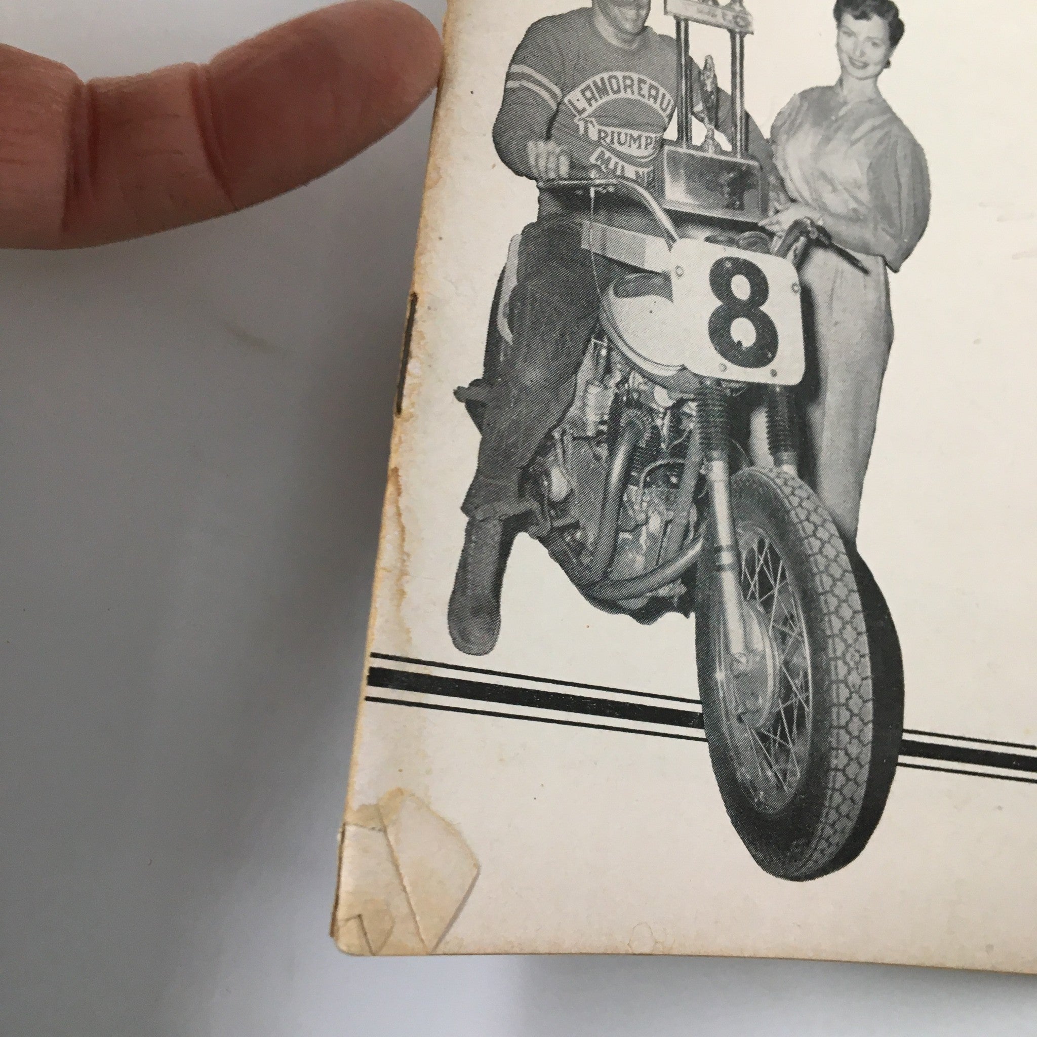 VTG Cycle Magazine January 1955 Pacific Coast TT Championship No Label