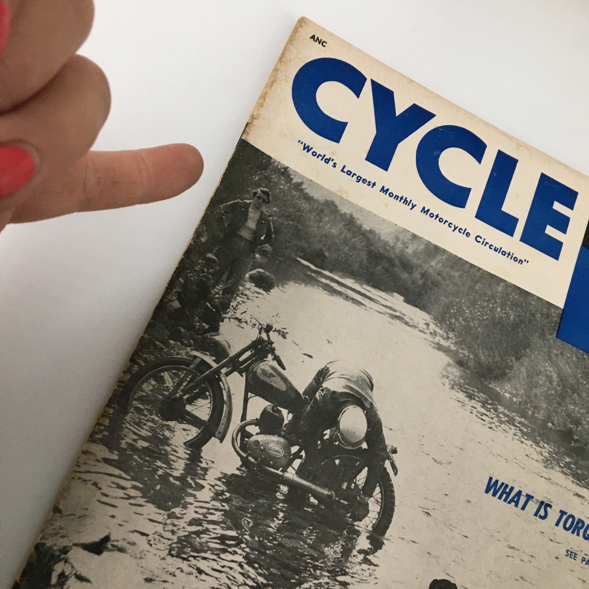 VTG Cycle Magazine February 1955 Covered Wagon Enduro What is Torque No Label