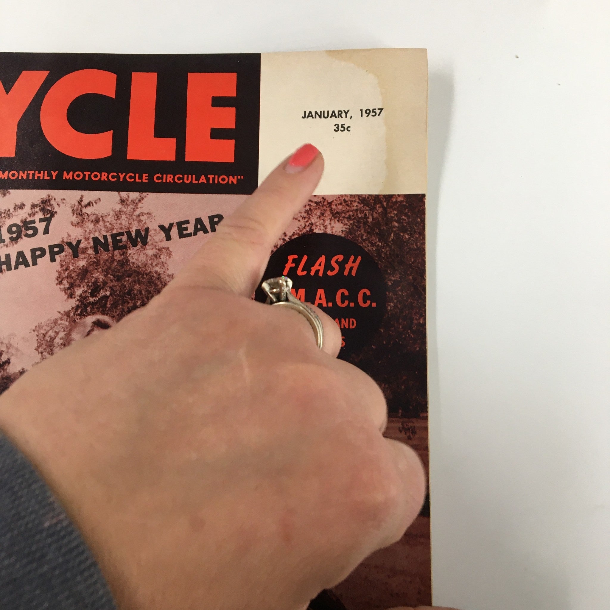 VTG Cycle Magazine January 1957 Greeves Enduro Road Test No. 83 No Label