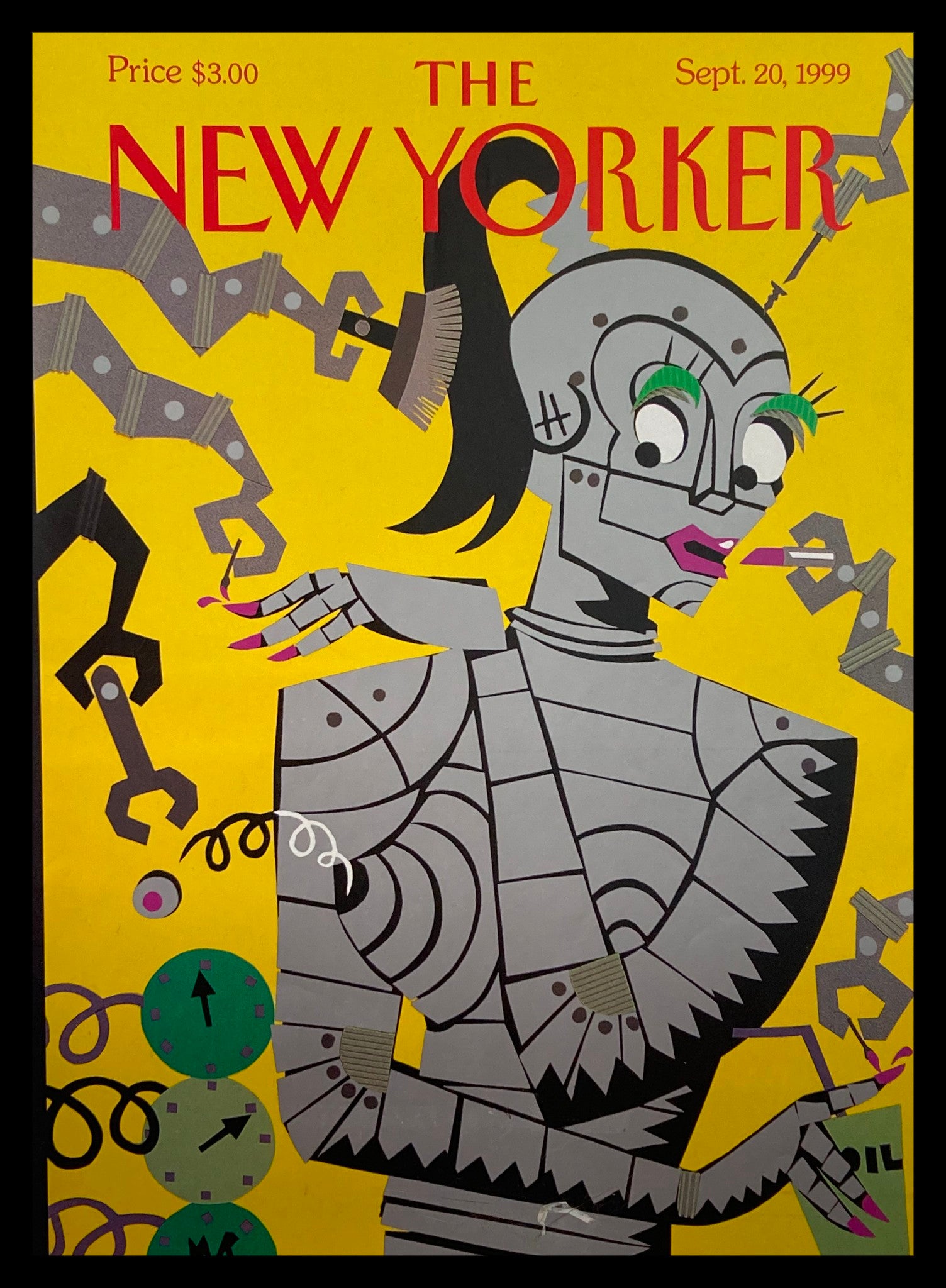 COVER ONLY The New Yorker Septemer 20 1999 Steeling Beauty by Michael Robertsjuu