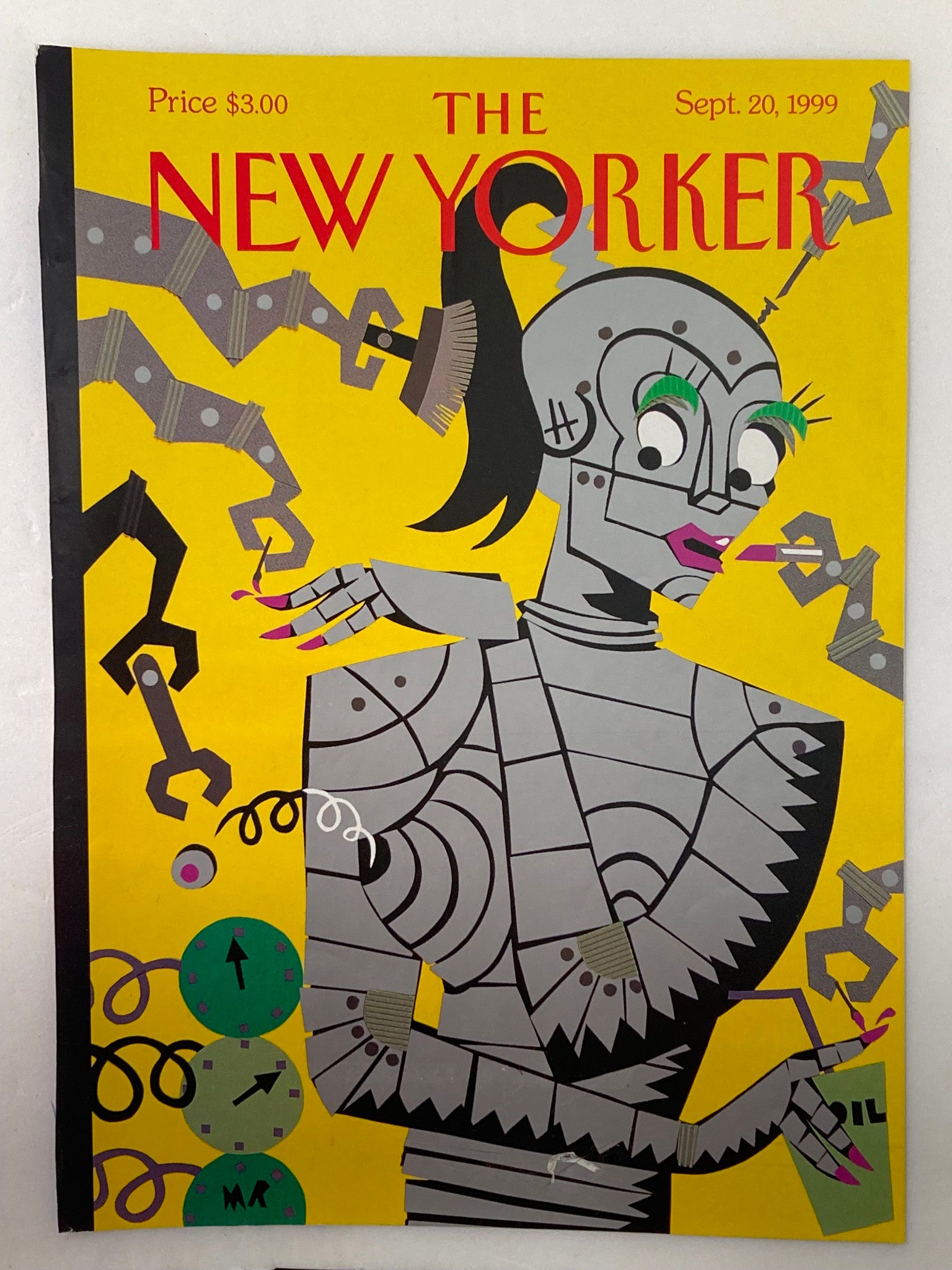 COVER ONLY The New Yorker Septemer 20 1999 Steeling Beauty by Michael Robertsjuu