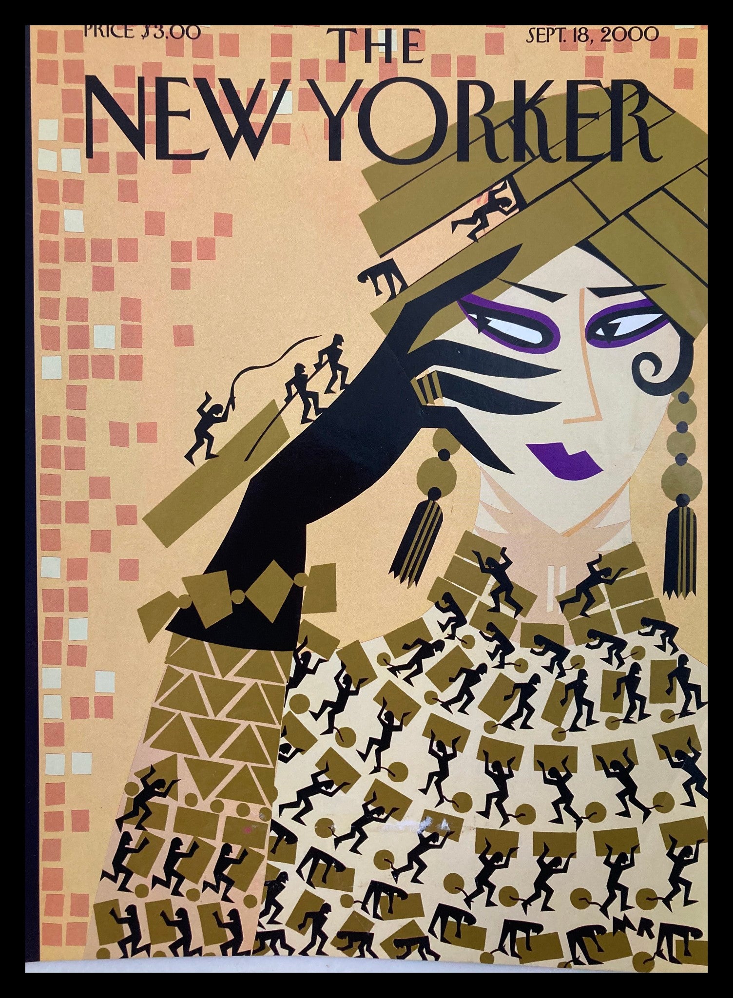 COVER ONLY The New Yorker September 18 2000 Slaves to Fashion by Michael Roberts