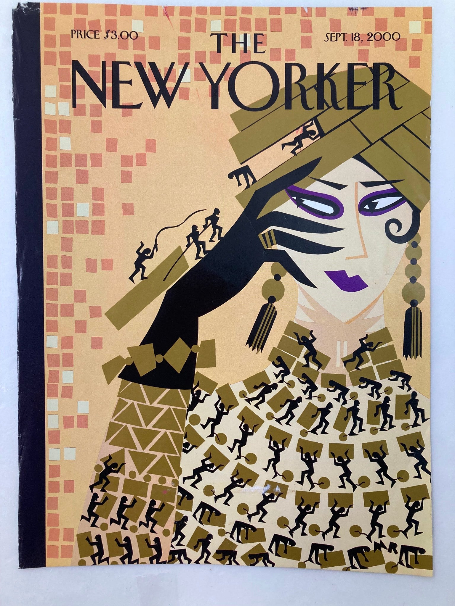 COVER ONLY The New Yorker September 18 2000 Slaves to Fashion by Michael Roberts