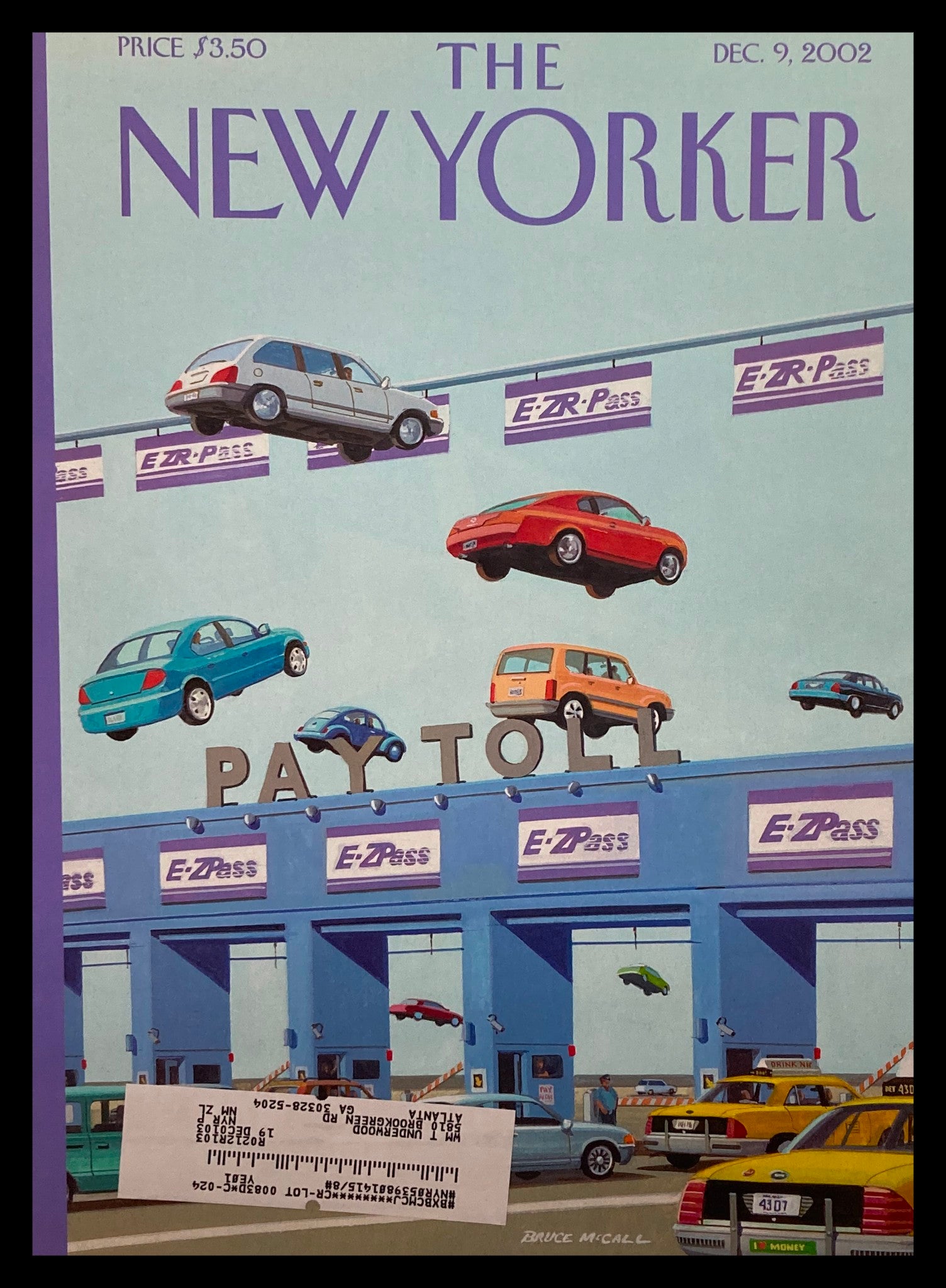 COVER ONLY The New Yorker December 9 2002 To Grandmother's House We Go by Bruce