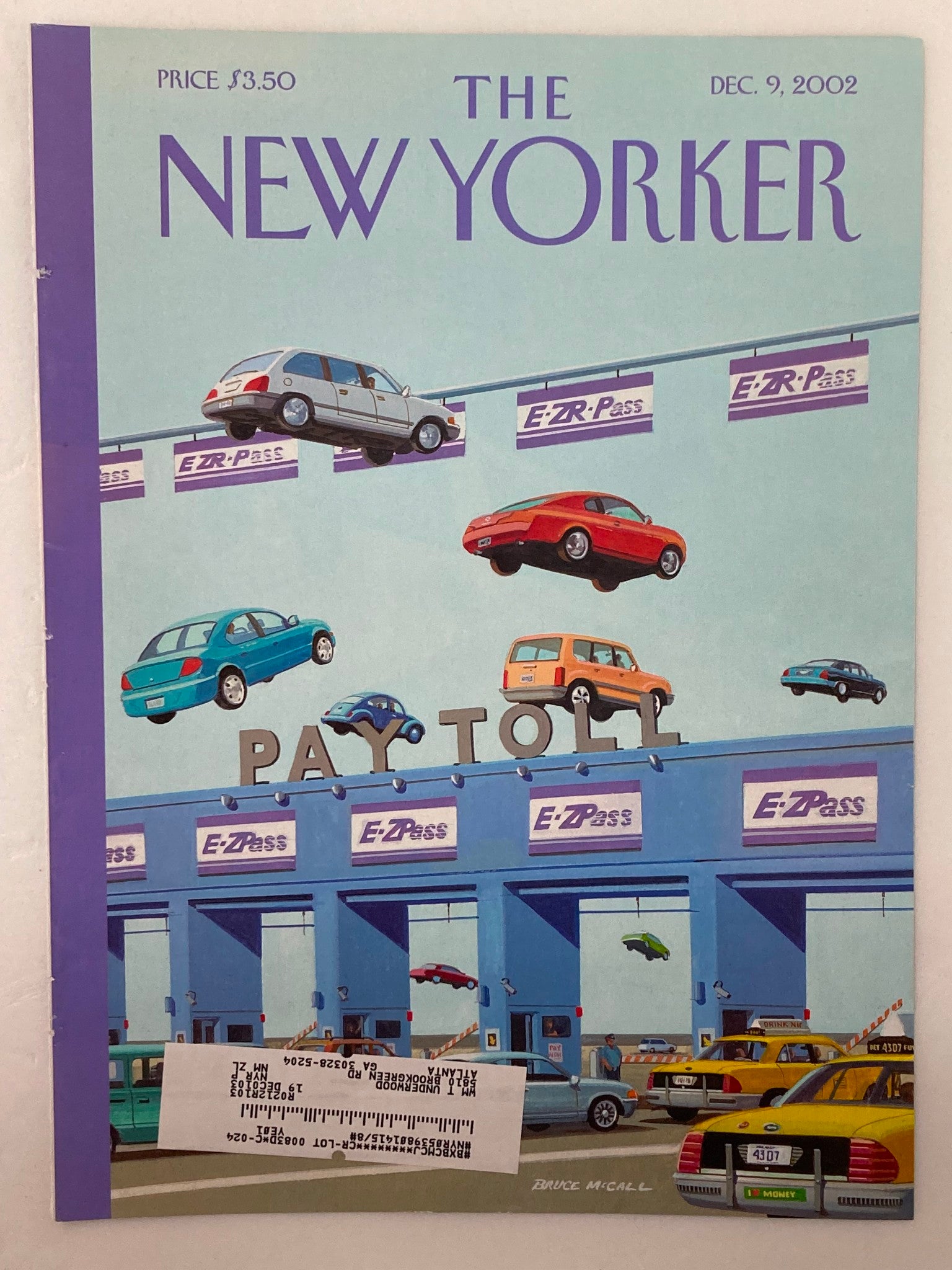 COVER ONLY The New Yorker December 9 2002 To Grandmother's House We Go by Bruce