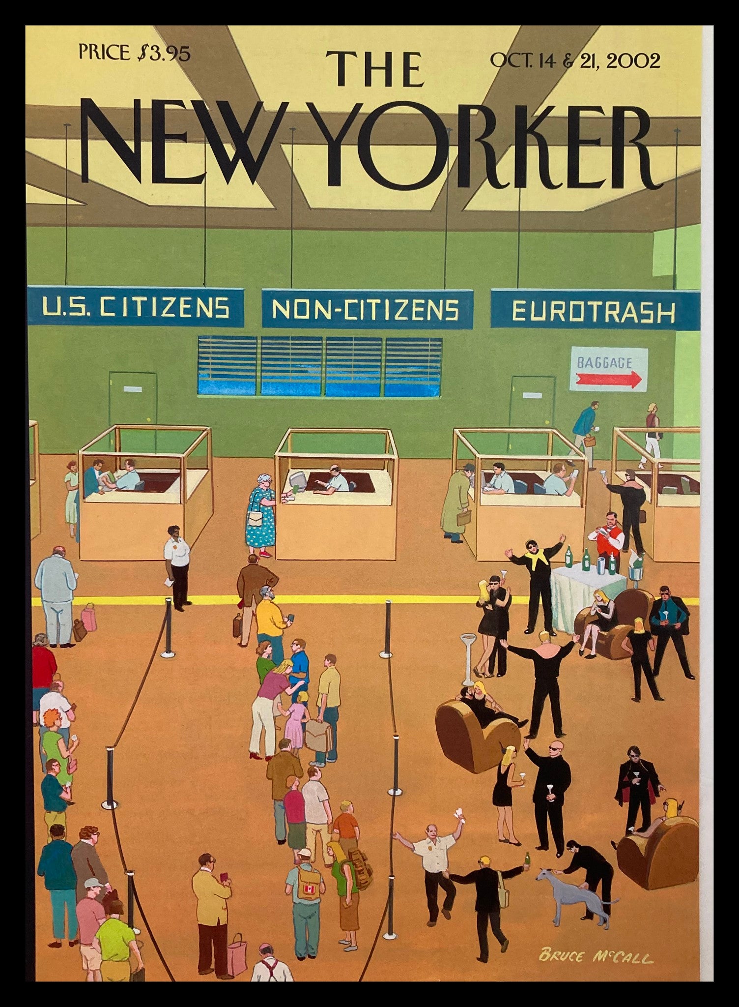 COVER ONLY The New Yorker October 14 2002 The Bush Manifesto by Bruce McCall