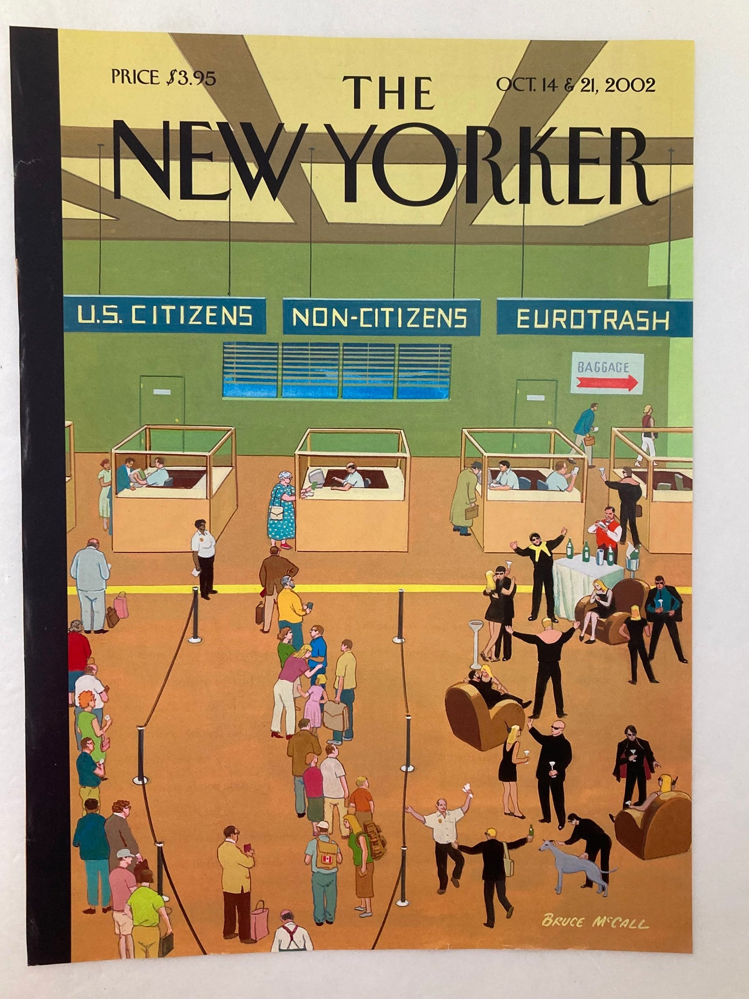 COVER ONLY The New Yorker October 14 2002 The Bush Manifesto by Bruce McCall