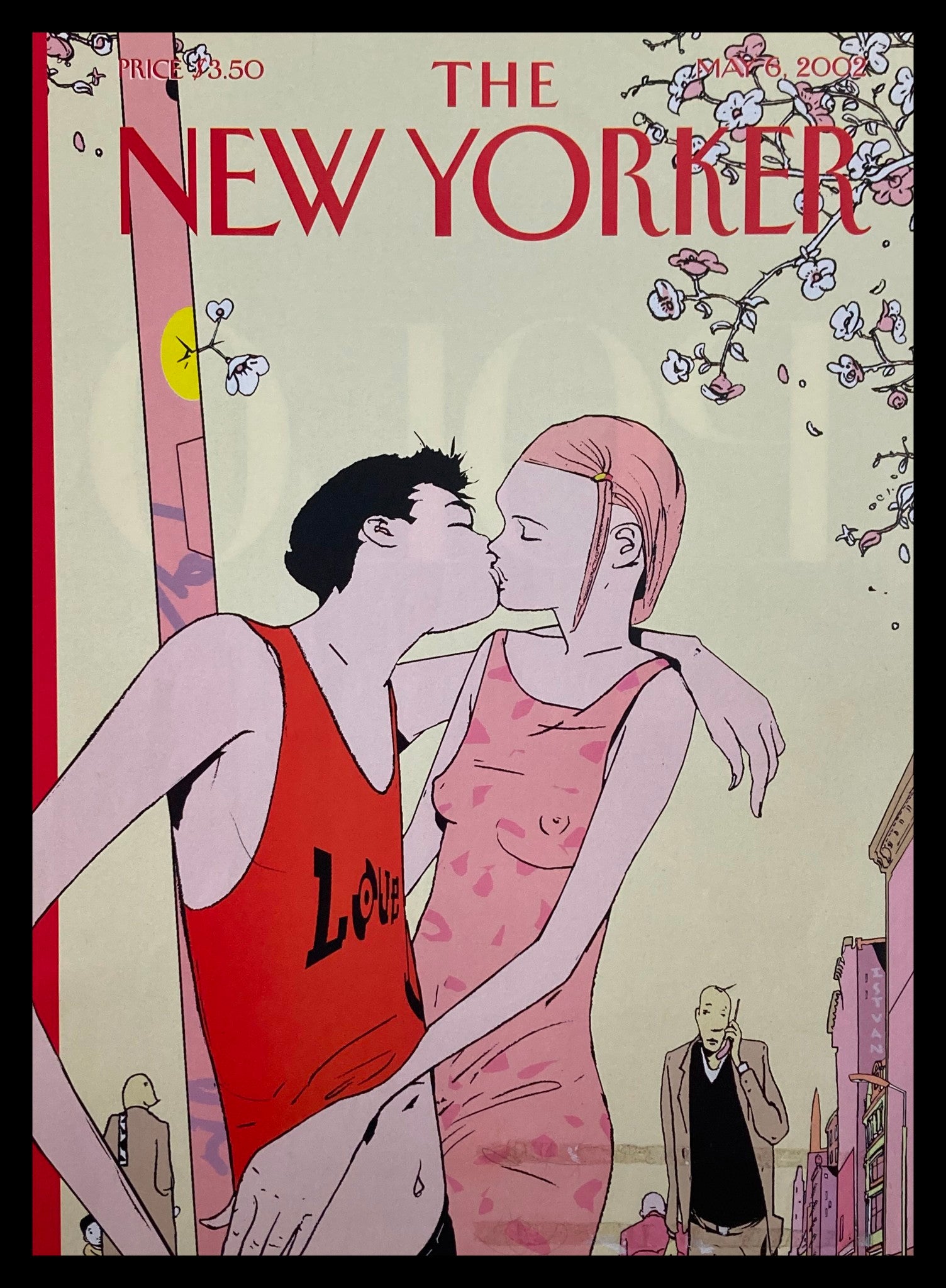 COVER ONLY The New Yorker May 6 2002 Spring is in the Air by Istvan Banyai