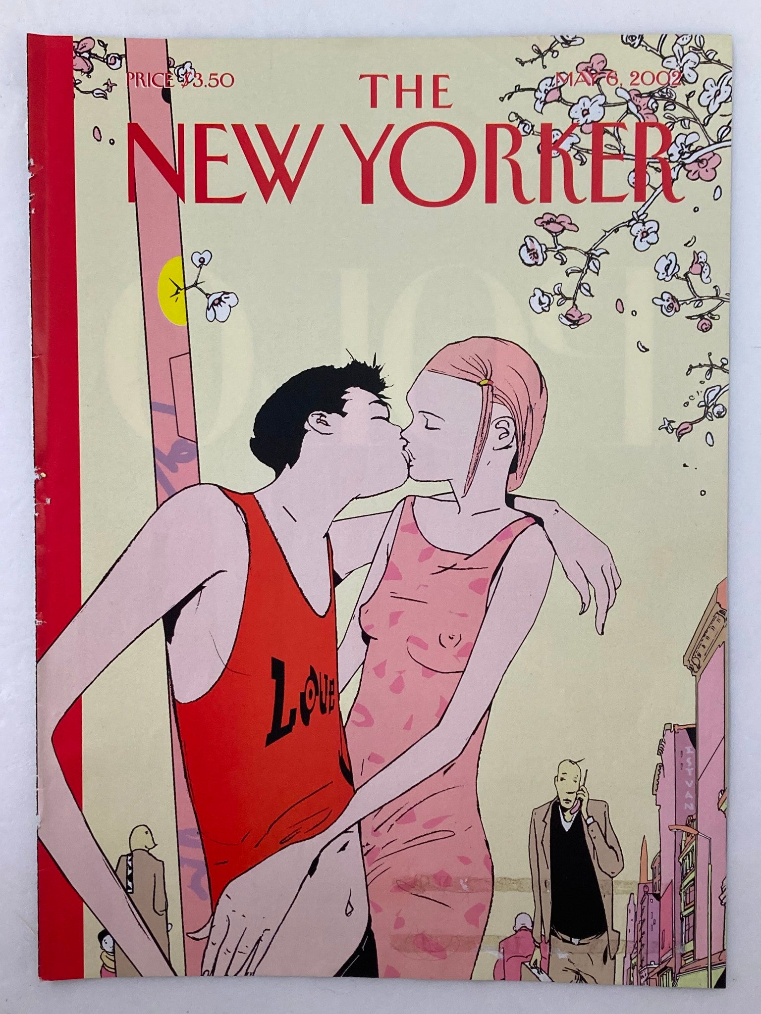 COVER ONLY The New Yorker May 6 2002 Spring is in the Air by Istvan Banyai