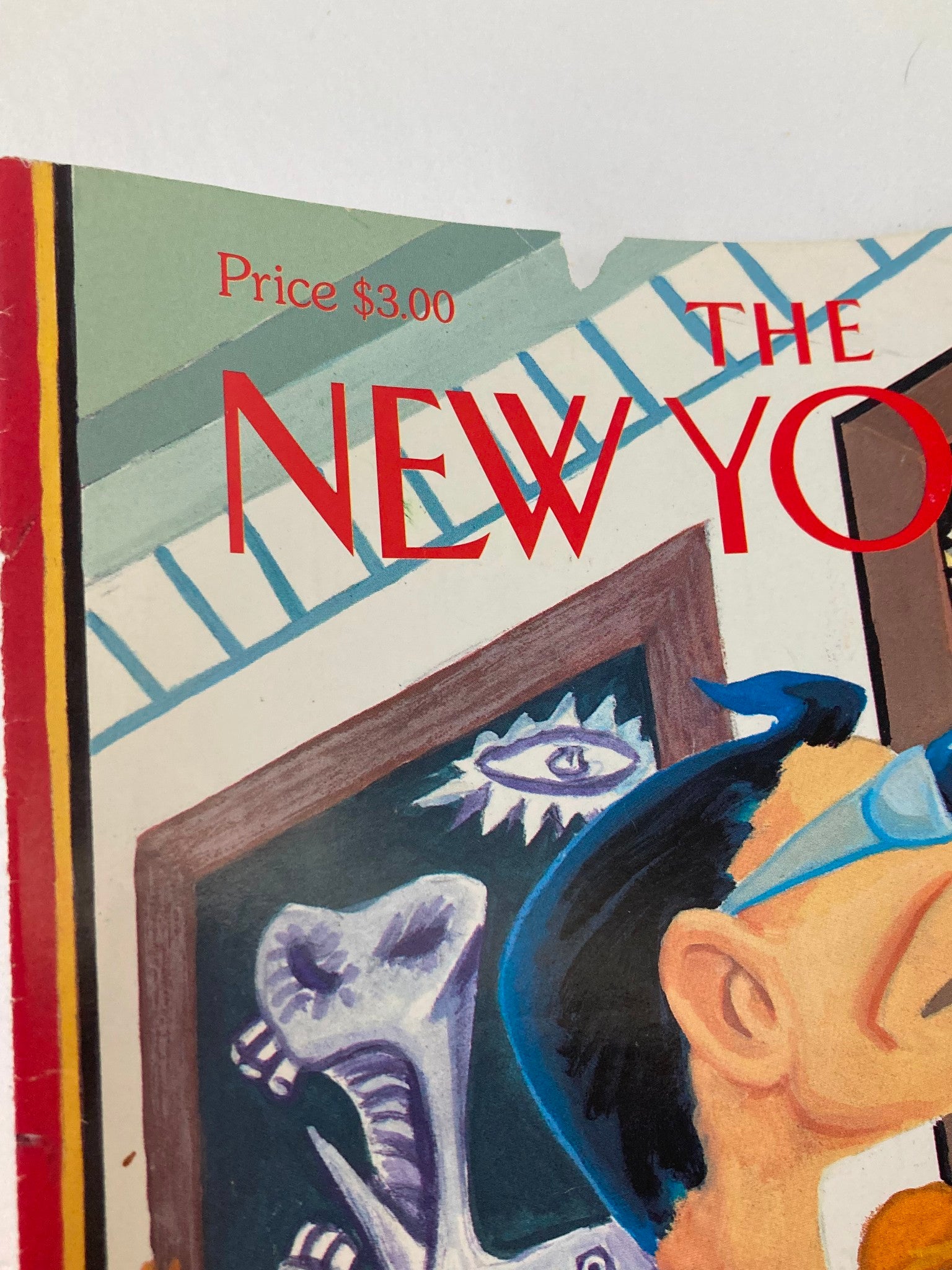 COVER ONLY The New Yorker April 19 1999 Snake Head by Art Spiegelman