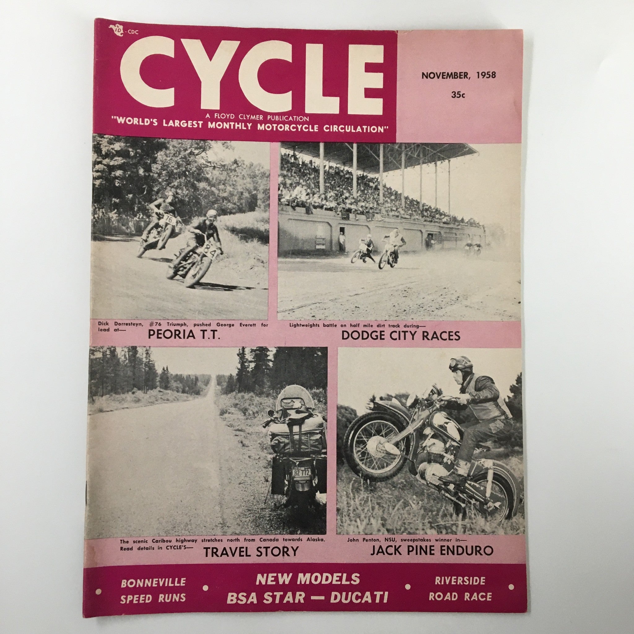 VTG Cycle Magazine November 1958 The New BSA Lightweight for 1959 No Label