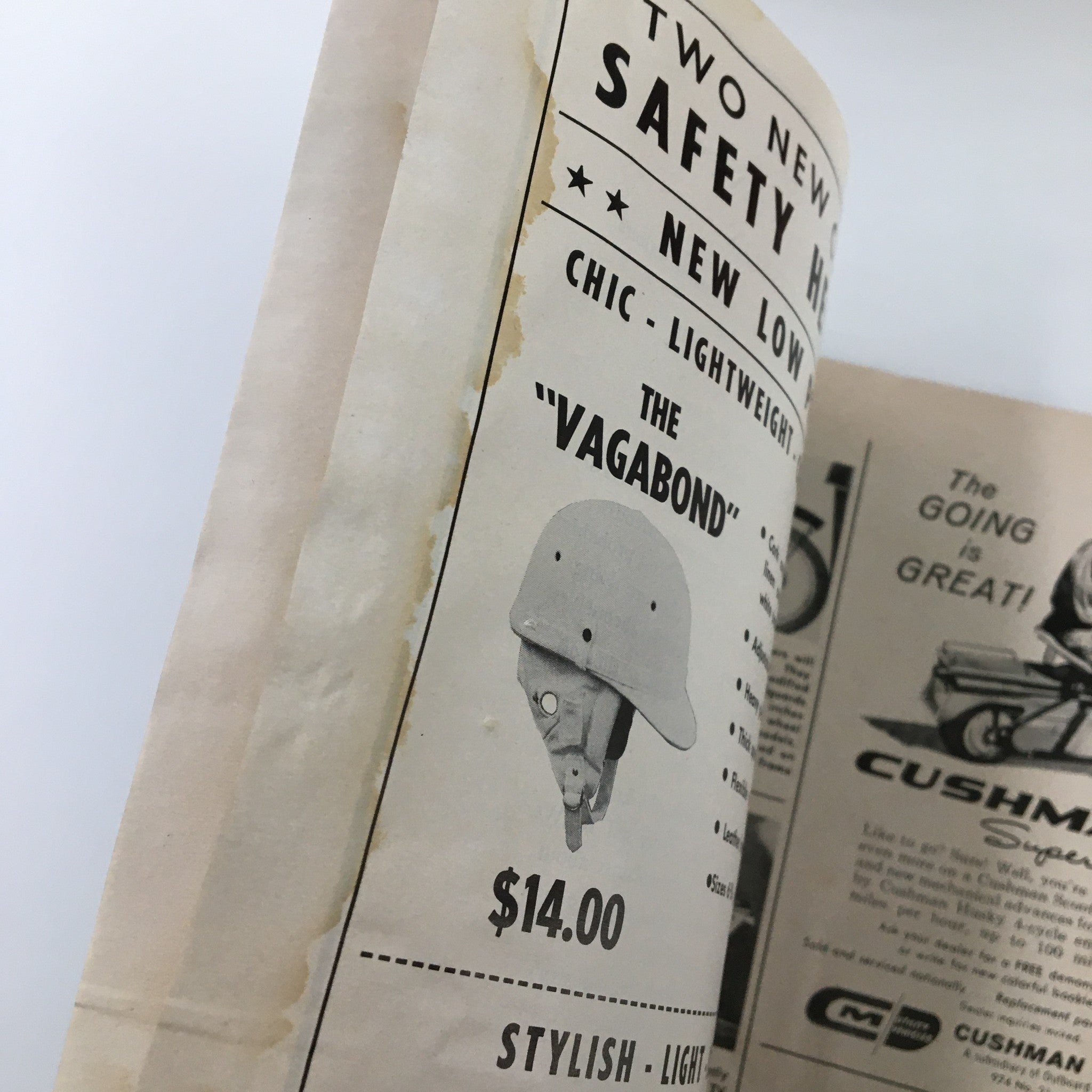 VTG Cycle Magazine April 1959 Motorcyclist Entertains Nat'l Crowds No Label