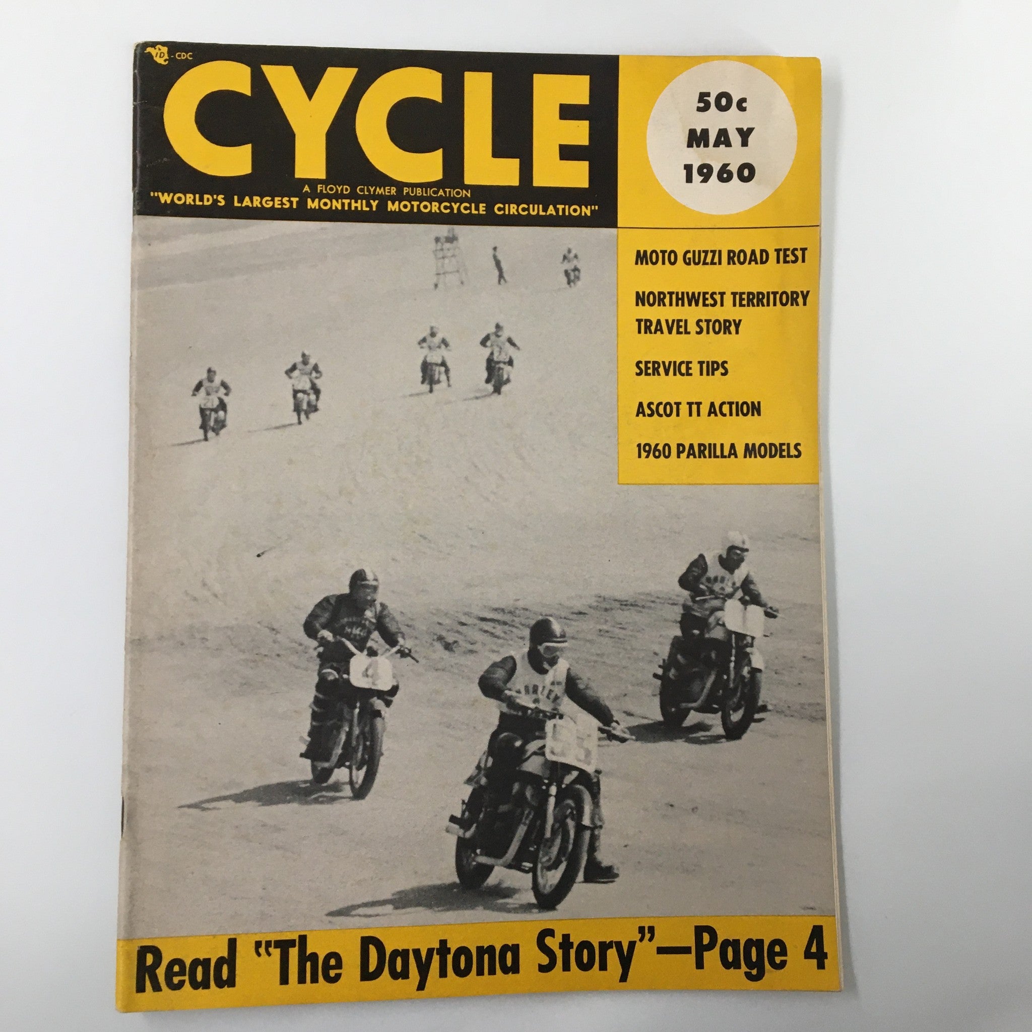 VTG Cycle Magazine May 1960 The 1960 Daytona Beach National Events No Label