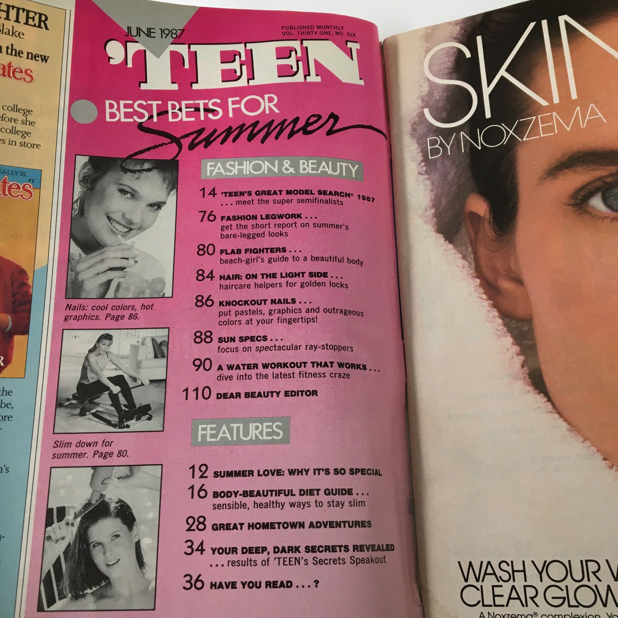 VTG Teen Magazine June 1987 Brat Pack and Michael J. Fox TV Favorites No Label