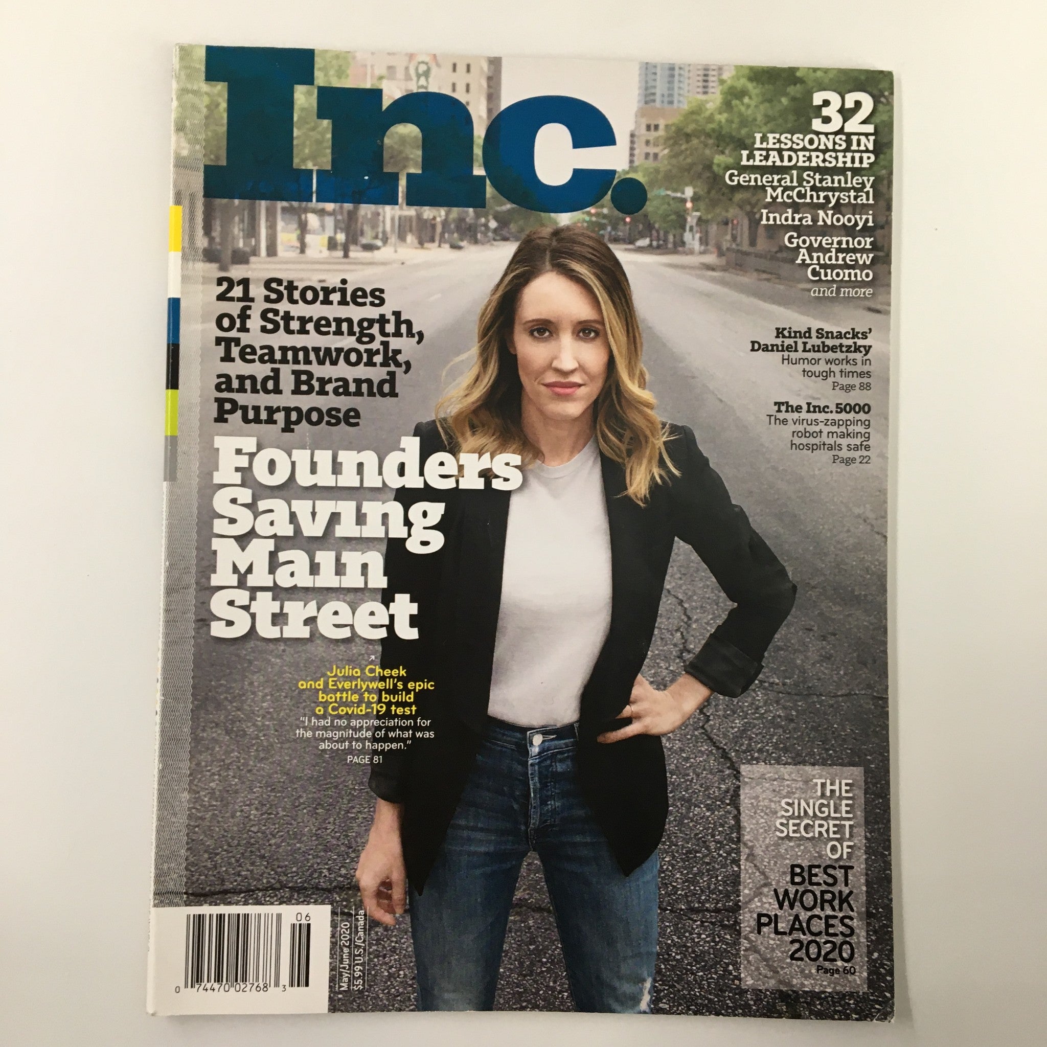 Inc. Magazine May June 2020 Julia Cheek Founders Saving Main Street No Label VG