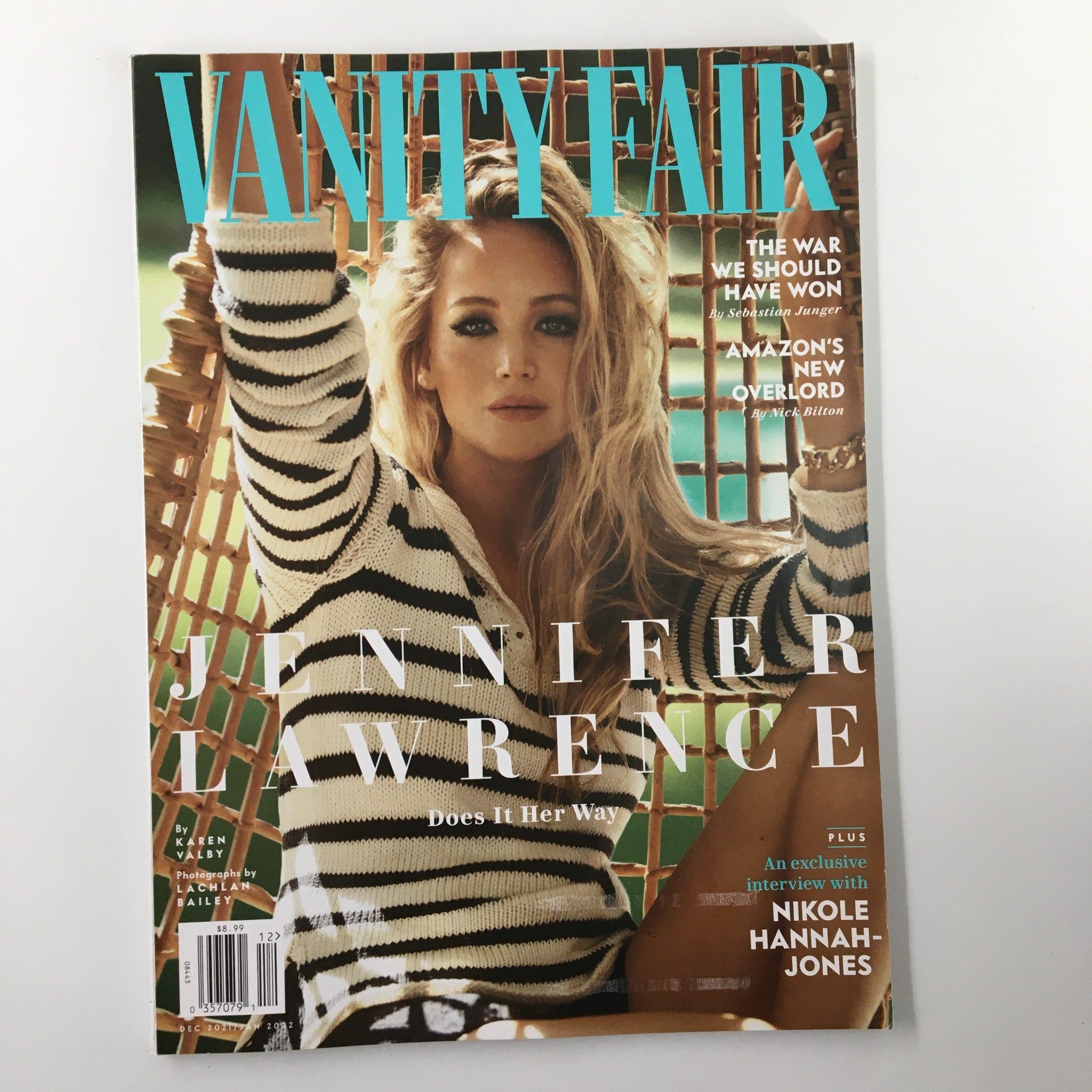 Vanity Fair Magazine December 2021 Actress Jennifer Lawrence Does It Her Way